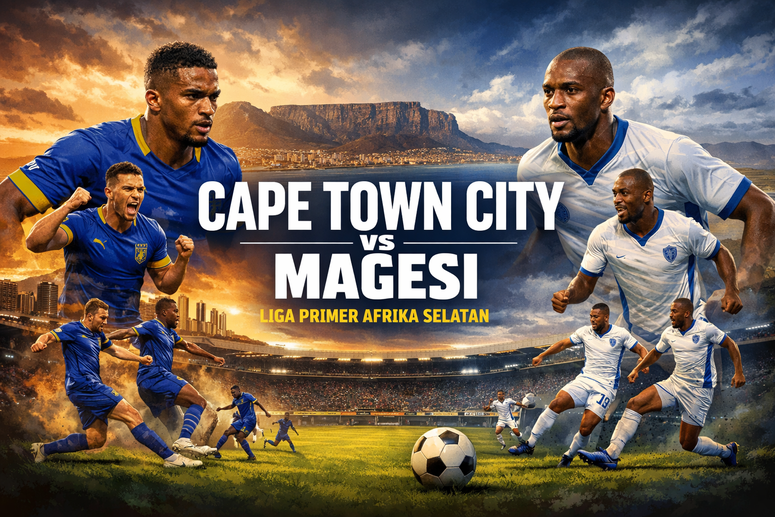 Score808 Hadir dengan Preview Mendalam Cape Town City vs Magesi Liga Primer Afrika Selatan Malam Ini Pukul 20.00 WIB yang Sarat Daya Tarik