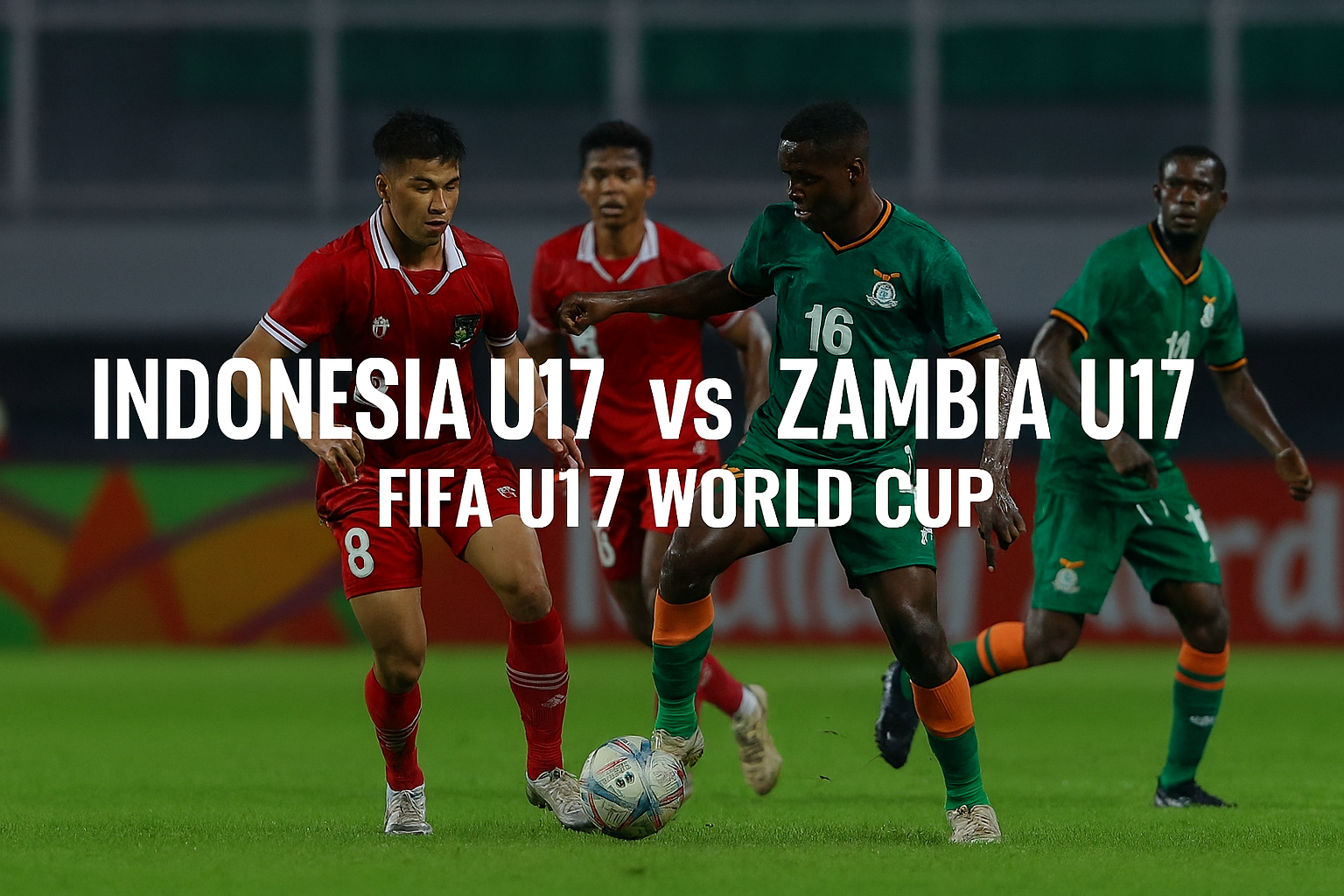 Live Streaming Score808 : Indonesia U17 vs Zambia U17 Piala Dunia U17 FIFA 22.45 WIB
