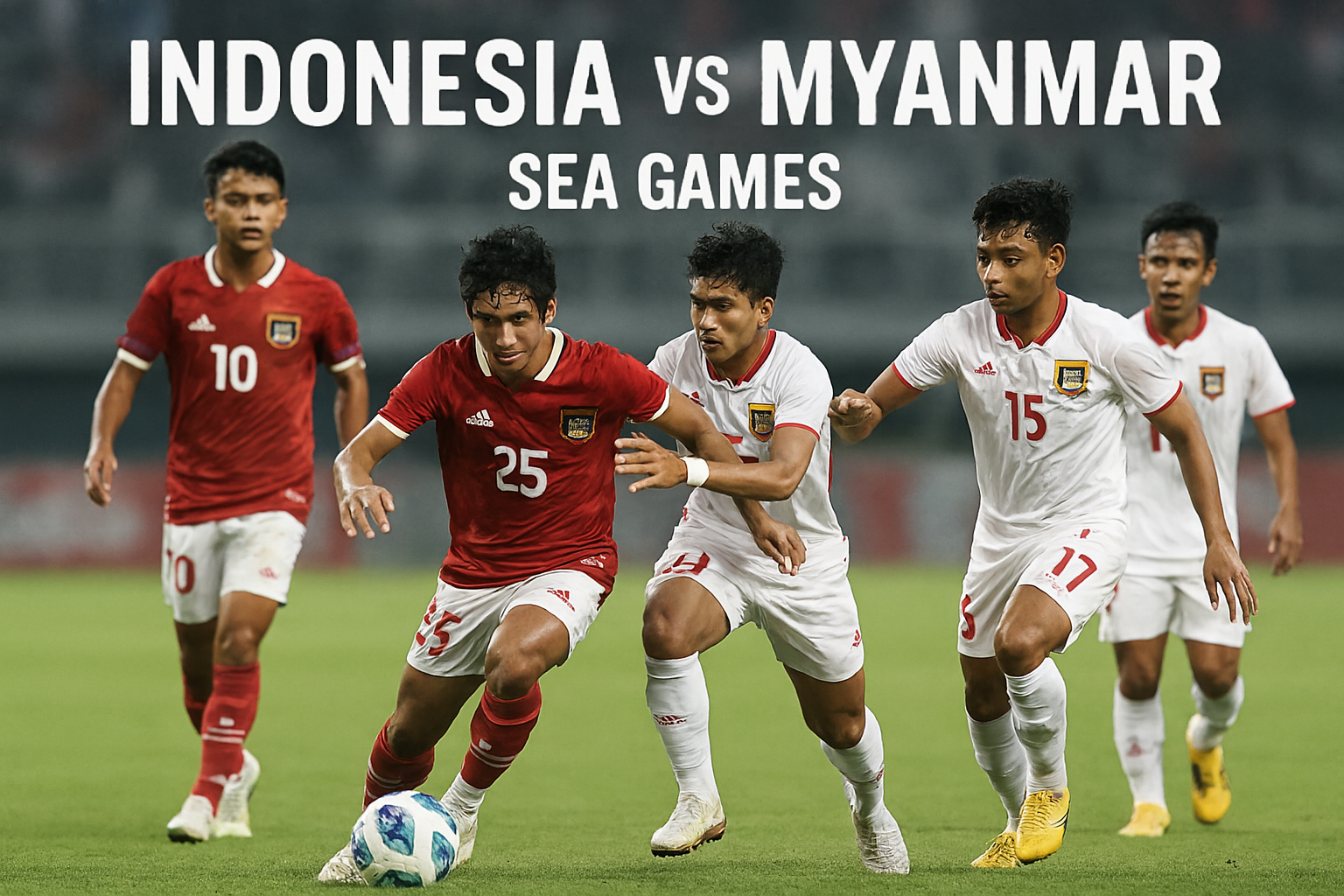 Wajib Tonton! Score808 Tayangkan Atmosfer Panas Indonesia vs Myanmar 18.00 WIB - Duel Seru yang Tidak Boleh Dilewatkan