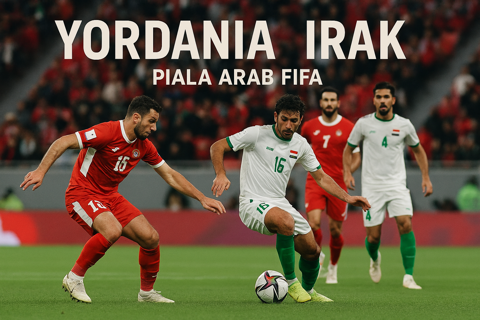 Yordania vs Irak 21.30 WIB: Score808 Soroti Laga Adu Gengsi Piala Arab 2025