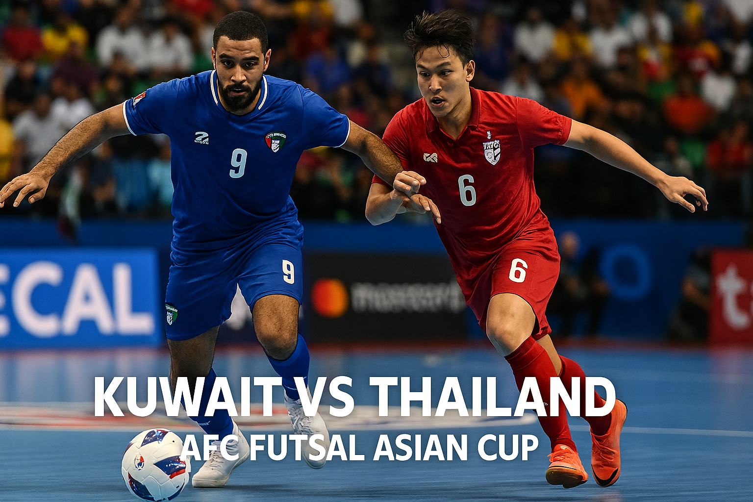 AFC Futsal Asian Cup Sore Ini Pukul 17.00 WIB - Score808 Siarkan Kuwait vs Thailand