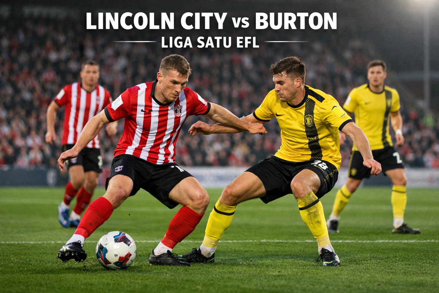 Lincoln City vs Burton Albion EFL League One: Rekap Akurat Skor 2-1 dan Hig...
