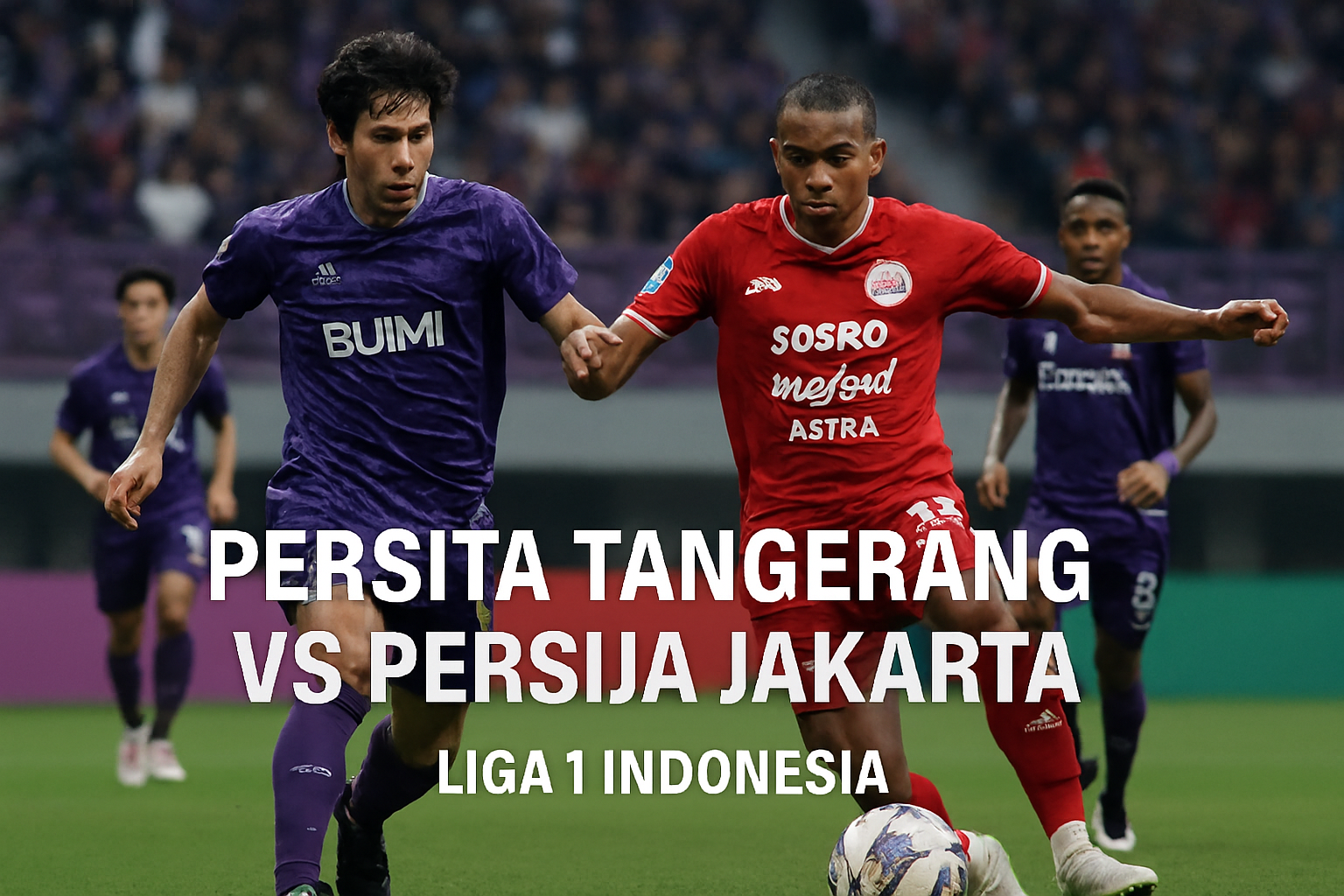 Persita Tangerang vs Persija Jakarta Warnai Liga 1 Indonesia Sore Ini Bersama Score808
