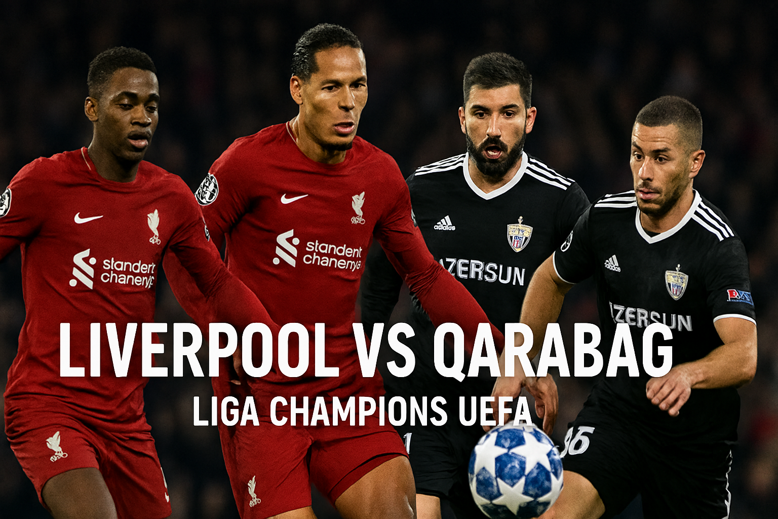 Pertarungan Eropa Liverpool vs Qarabag Liga Champions UEFA Dini Hari Ini Pukul 03.00 WIB di Score808 - Siapakah Pemenangnya?