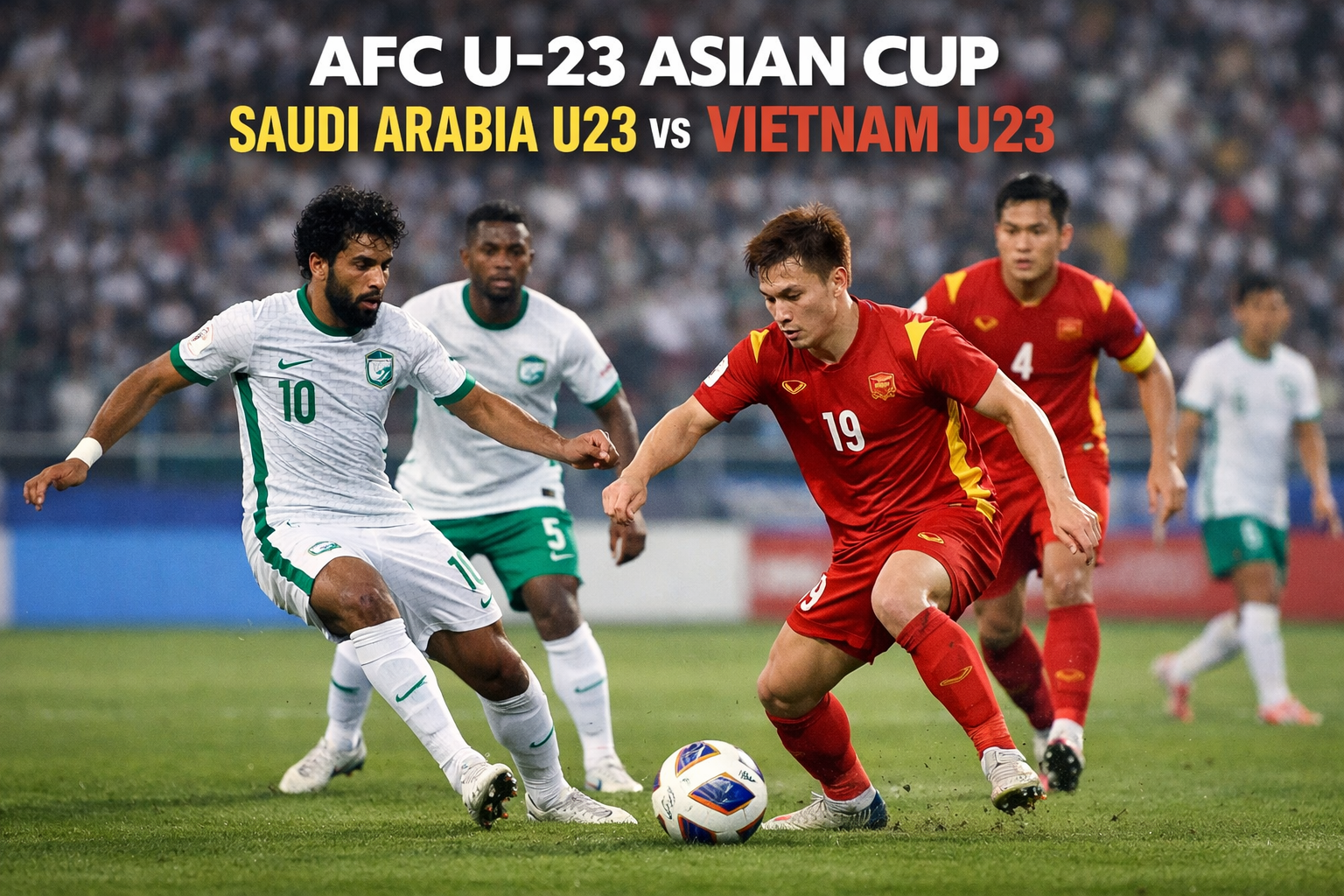 Prediksi Saudi Arabia U23 vs Vietnam U23 Piala AFC U-23 Live di Score808 - Perjuangan Sengit di Panggung Prestasi Muda Asia