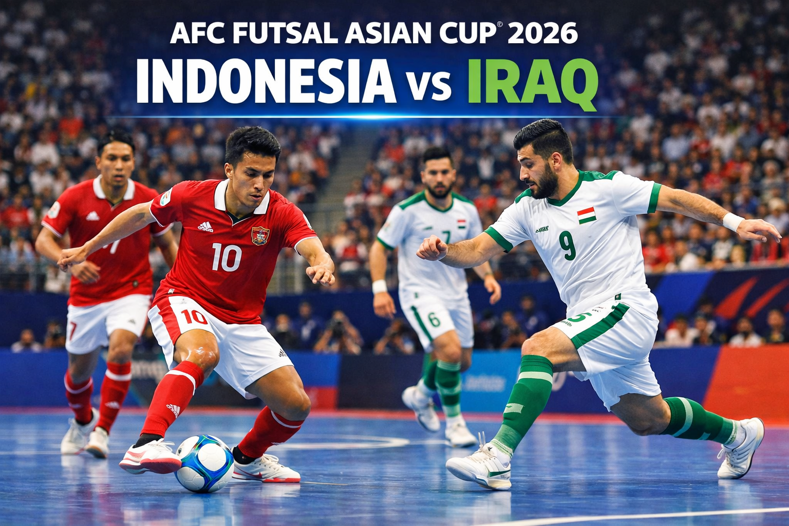 Saksikan Perjuangan Indonesia Futsal di AFC Asian Cup 2026 vs Iraq Langsung Bersama Score808 - Semangat Baru dan Harapan Juara di Stadion Asia
