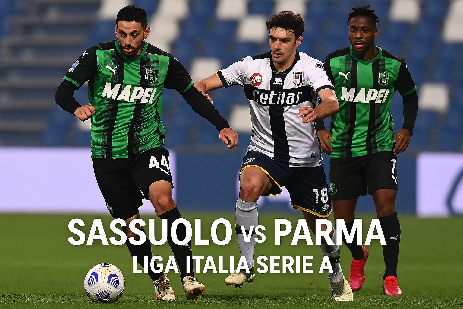 Sassuolo vs Parma Serie A Malam Ini 21.00 WIB Nonton di Score808 - Live Streaming dan Update!