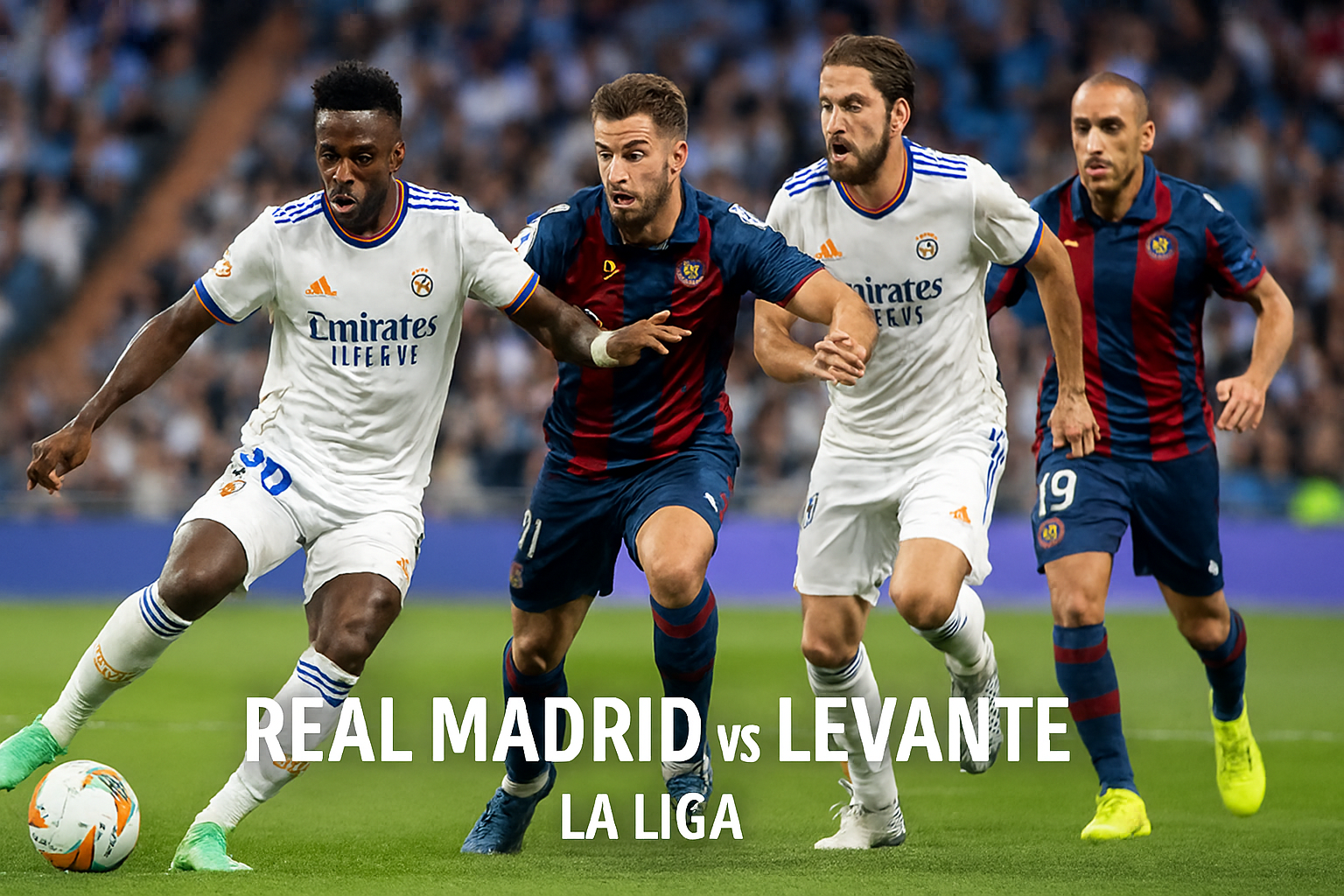 Score808 : Bola Real Madrid vs Levante La Liga Malam Ini Pukul 20.00 WIB - Kick Off dan Prediksi Skor Tajam