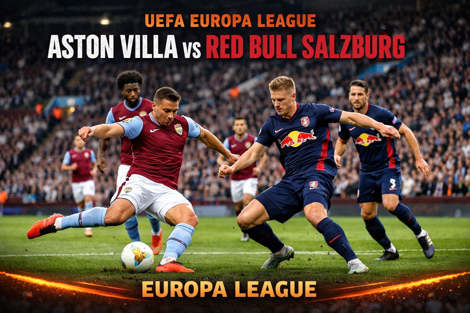 Score808 Highlight Aston Villa vs Red Bull Salzburg Liga Eropa 3-2 Penuh Ketegangan