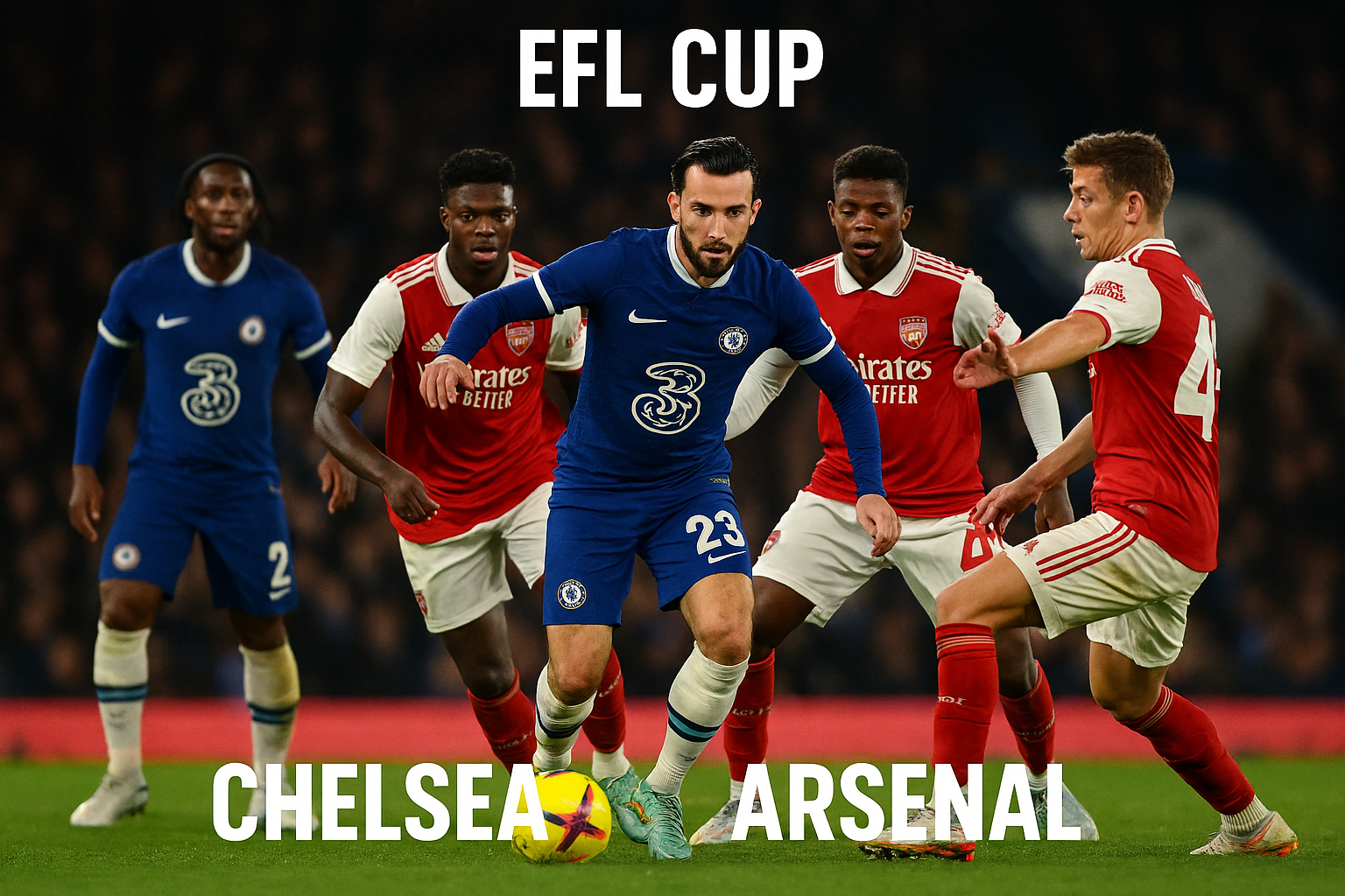 Score808 Tampilkan Duel Panas Chelsea vs Arsenal di EFL Cup 03.00 WIB Dini Hari – Pertarungan Sengit Antar Raksasa London yang Wajib Disaksikan