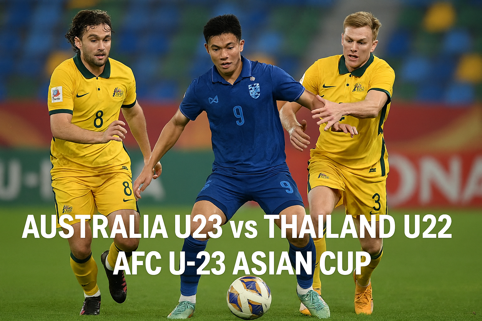 Siaran Langsung Australia U-23 vs Thailand U-23 Piala AFC U-23 Sore Ini 18.30 WIB via Score808 - Pertarungan Seru di Babak Penyisihan Grup