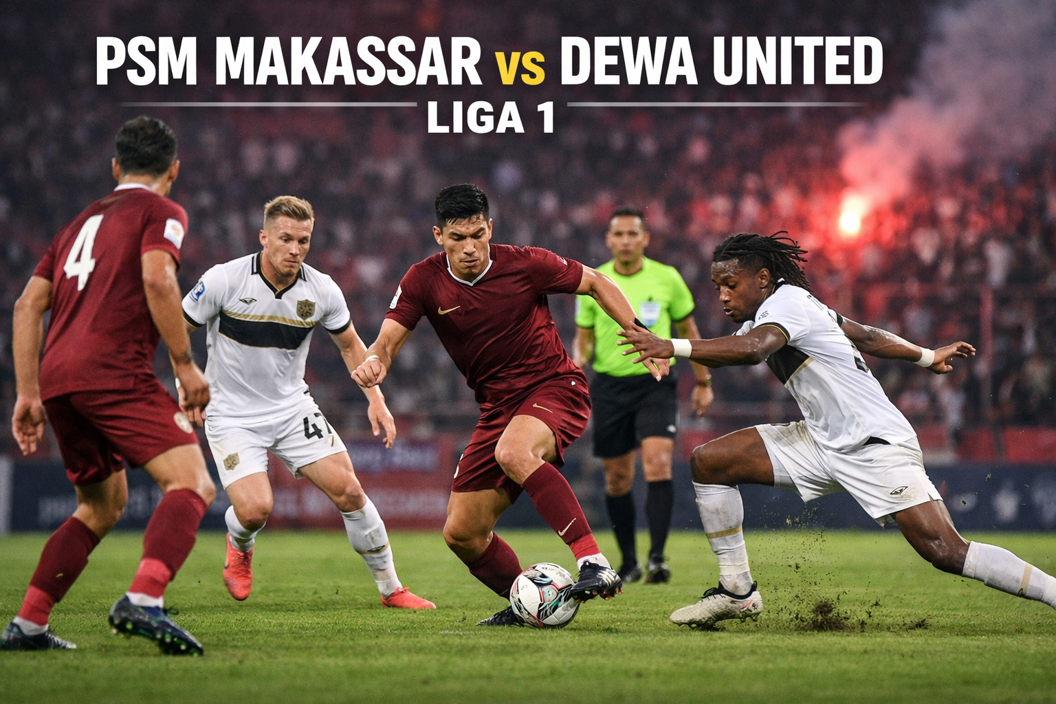 PSM Makassar vs Dewa United Liga 1 Sore Ini 15.30 WIB - Prediksi Skor Akhir Versi Score808