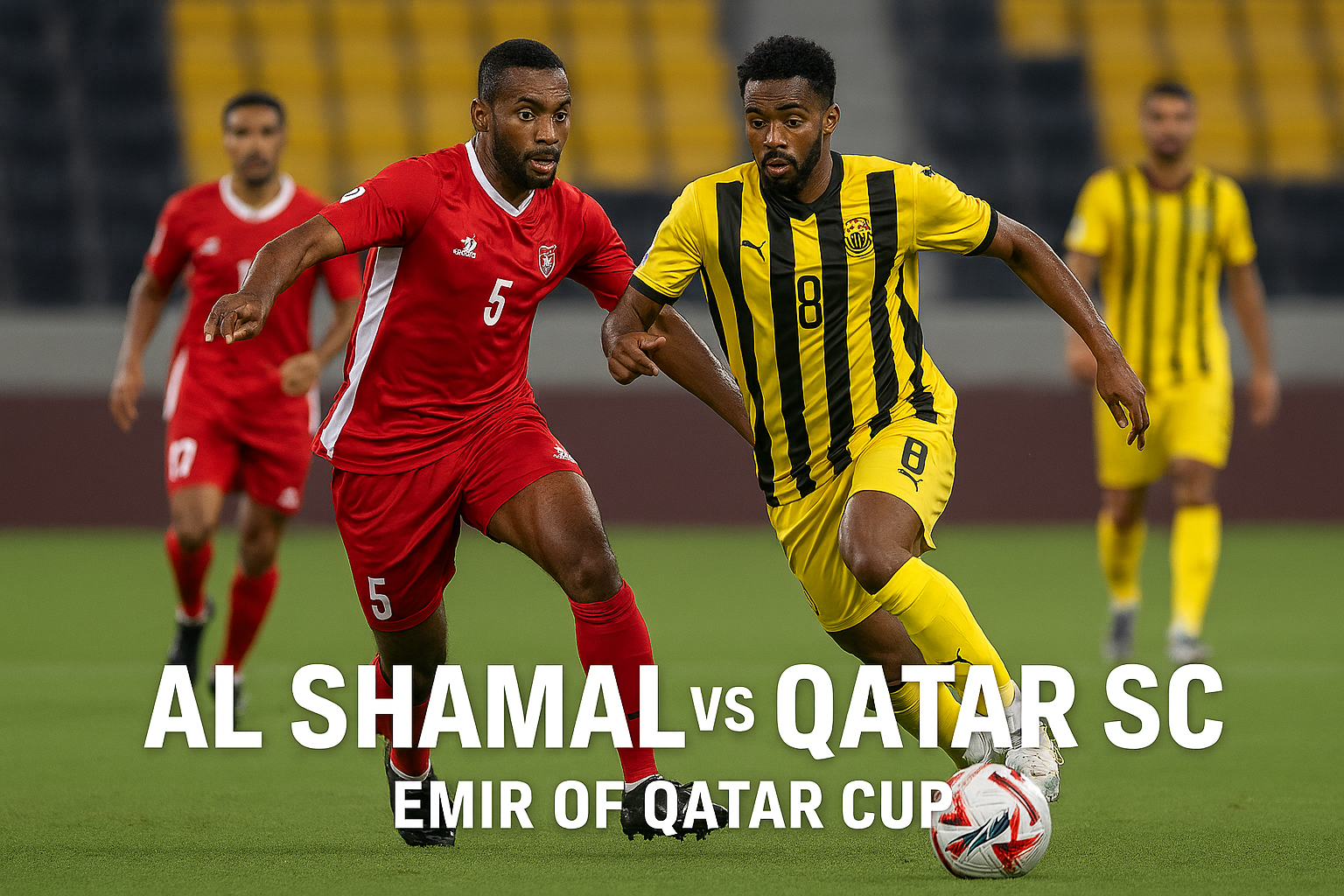 Score808 Tampilkan Duel Qatar Paling Dinanti Al Shamal vs Qatar SC Malam Ini - Antusiasme Para Penggemar Sepak Bola Terbukti!