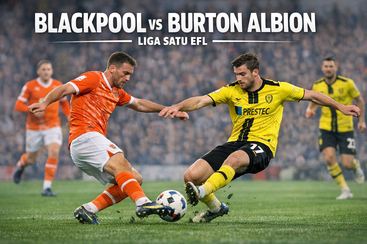 Blackpool vs Burton Albion Liga Satu EFL Malam Ini 22.00 WIB dalam Sorotan Analisis Score808