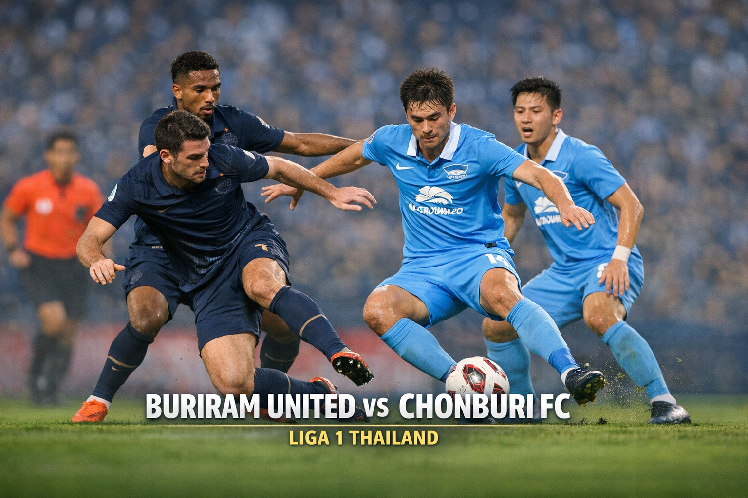 Duel Seru Buriram United vs Chonburi FC Liga Thailand Sore Ini Live 18.00 WIB - Streaming Gratis Score808
