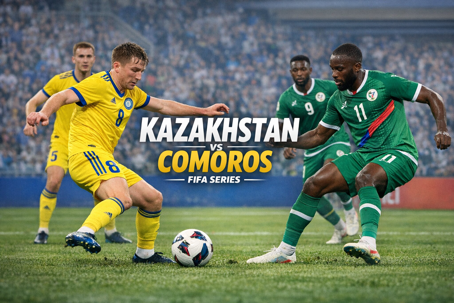 Kazakhstan vs Comoros FIFA Series Sore Ini Jam 17.00 WIB Streaming Cepat di Score808