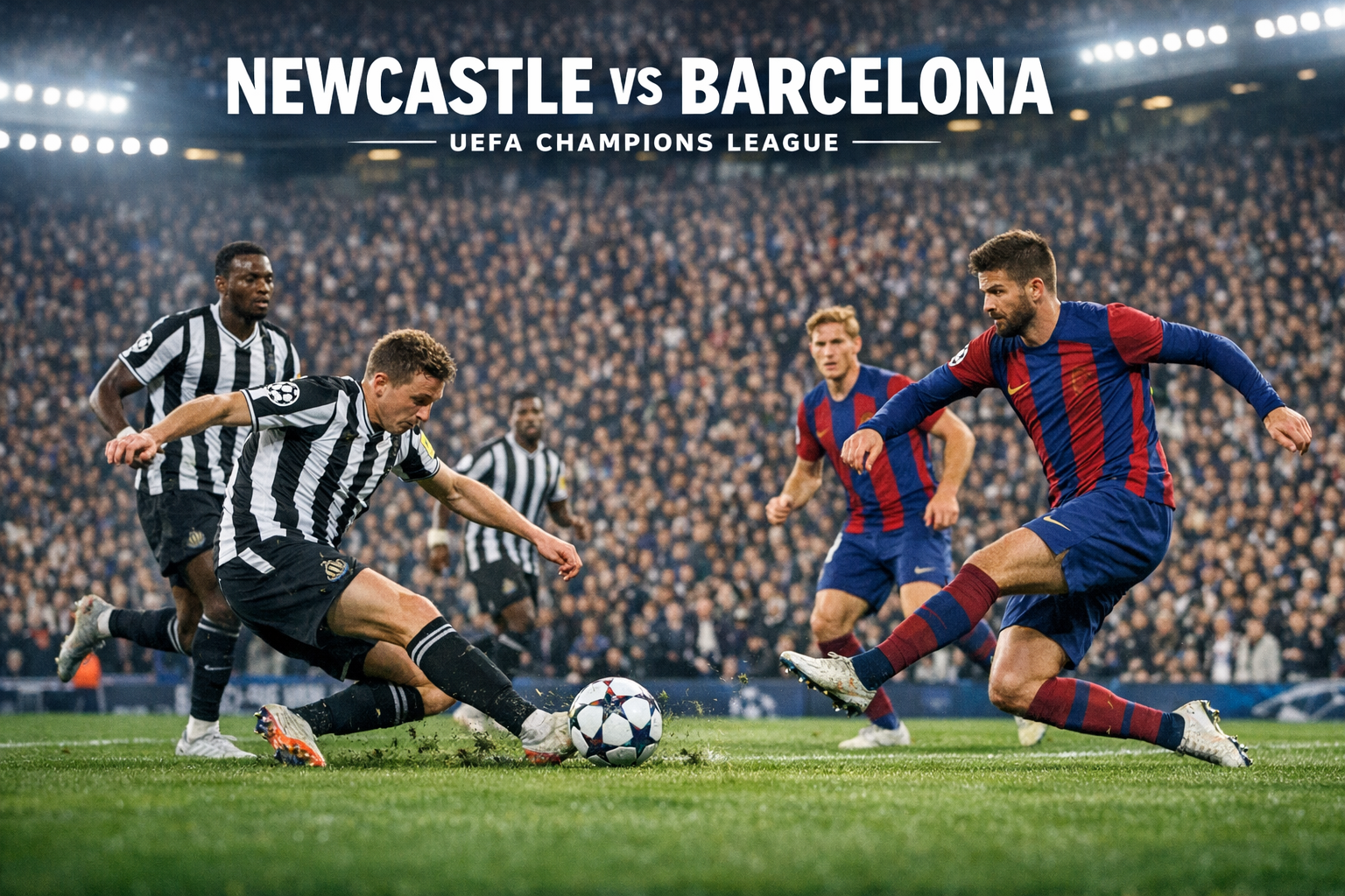 Pertandingan Newcastle kontra Barcelona di Liga Champions UEFA dini hari ini jam 03.00 WIB - Score808 Duel Seru yang Menarik Perhatian Dunia Sepak Bola