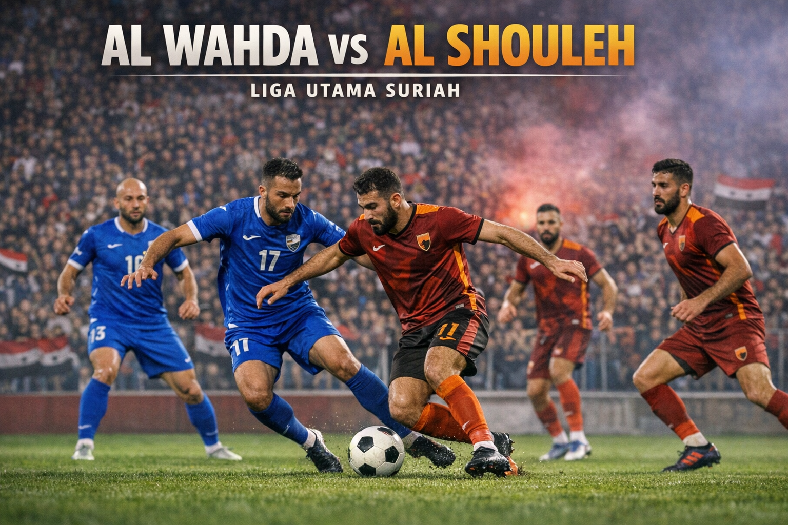 Saksikan Al Wahda vs Al Shouleh Liga Suriah Malam Ini Streaming di Score808 Jam 19.00 WIB - Pertarungan Seru Menunggu di Arena Virtual Malam Ini
