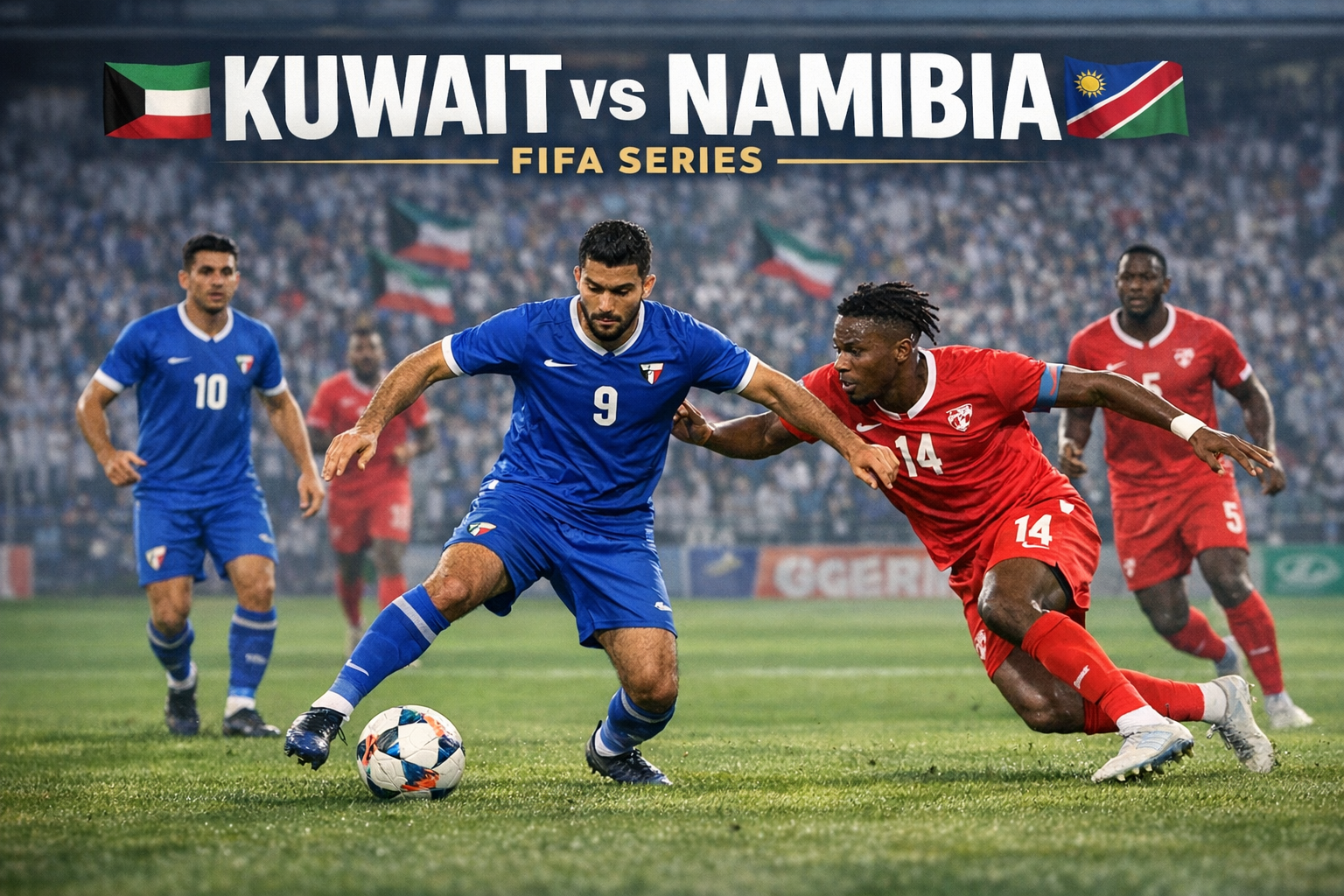 Score808 Bawakan Laga Kuwait vs Namibia FIFA Series Malam Ini Jam 22.00 WIB Kualitas HD – Saksikan Pertandingan Seru Malam Ini!