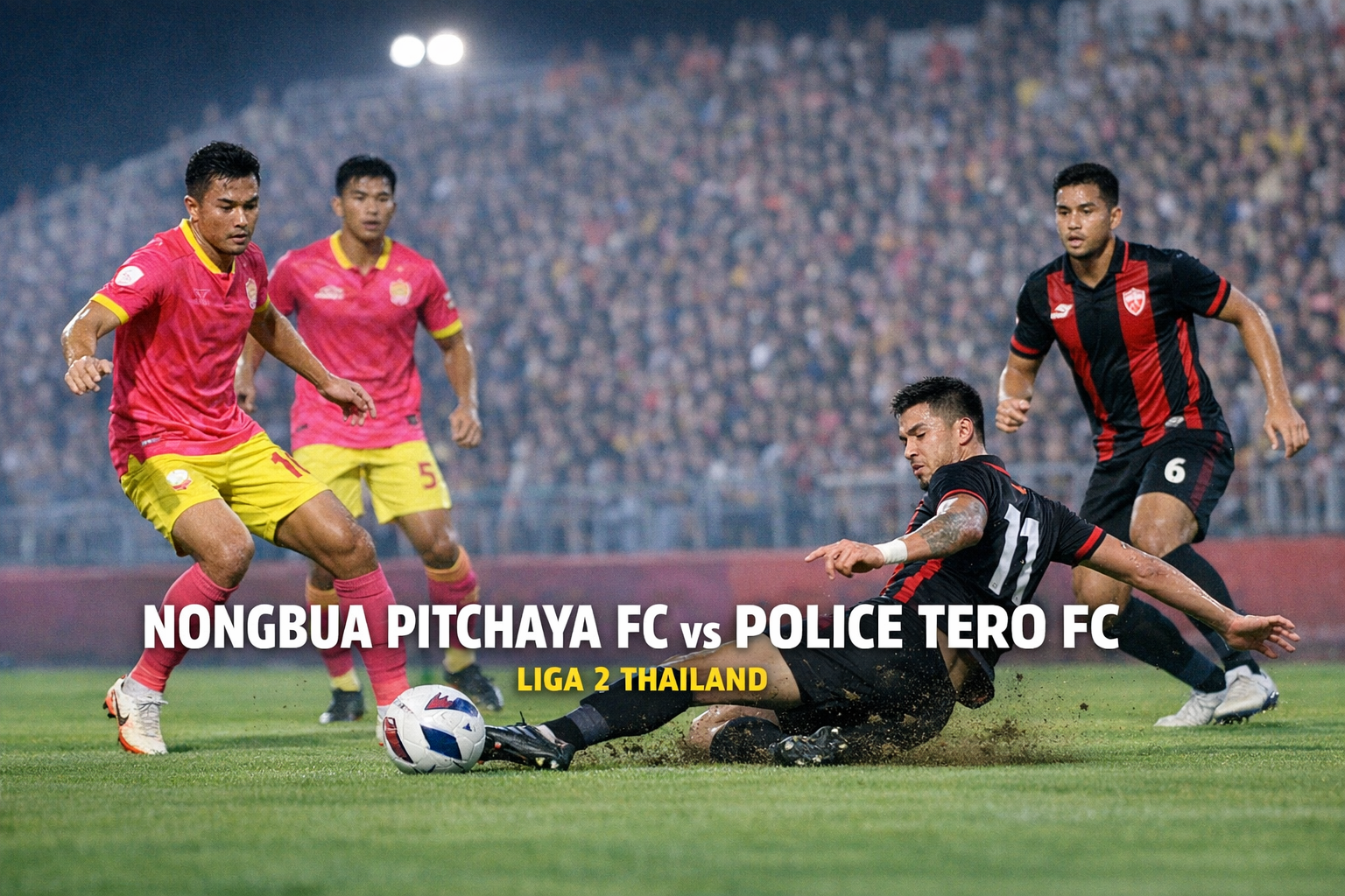 Score808 Tampilkan Duel Krusial Nongbua Pitchaya FC vs Police Tero Liga 2 Thailand Hari Ini Pukul 18.30 WIB