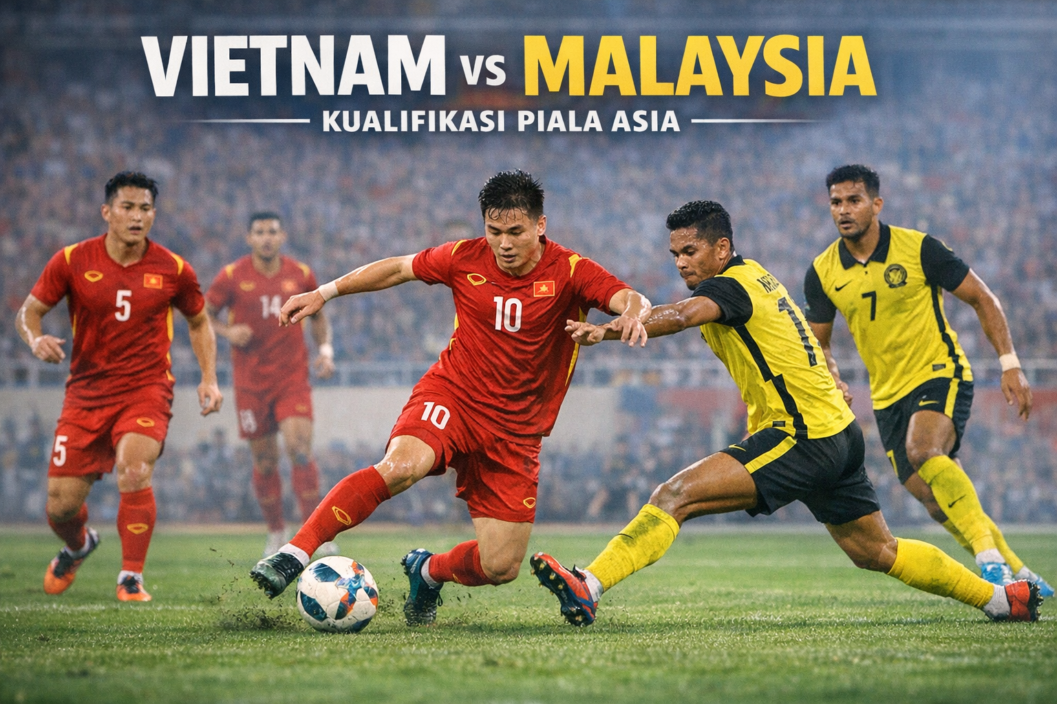Vietnam vs Malaysia Kualifikasi Piala Asia Malam Ini Pukul 19.00 WIB Diprediksi Ketat Hingga Akhir Versi Score808