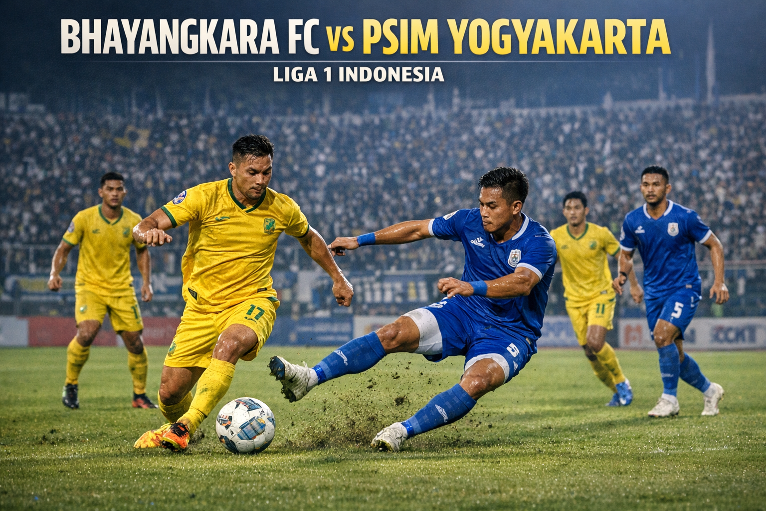 Bhayangkara FC vs PSIM Liga 1 Indonesia Sore Ini Pukul 15.30 WIB Analisa Mendalam Versi Score808