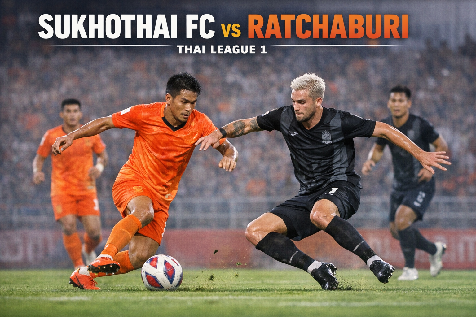 Nonton Mudah di Score808 Sukhothai FC vs Ratchaburi Liga Thailand Malam Ini Jam 19.00 WIB Tanpa Ribet