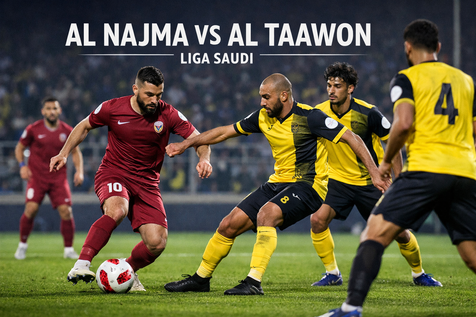 Prediksi Skor Al Najma vs Al Taawon Liga Saudi Malam Ini Pukul 23.10 WIB Versi Score808 – Siapa yang Akan Unggul?