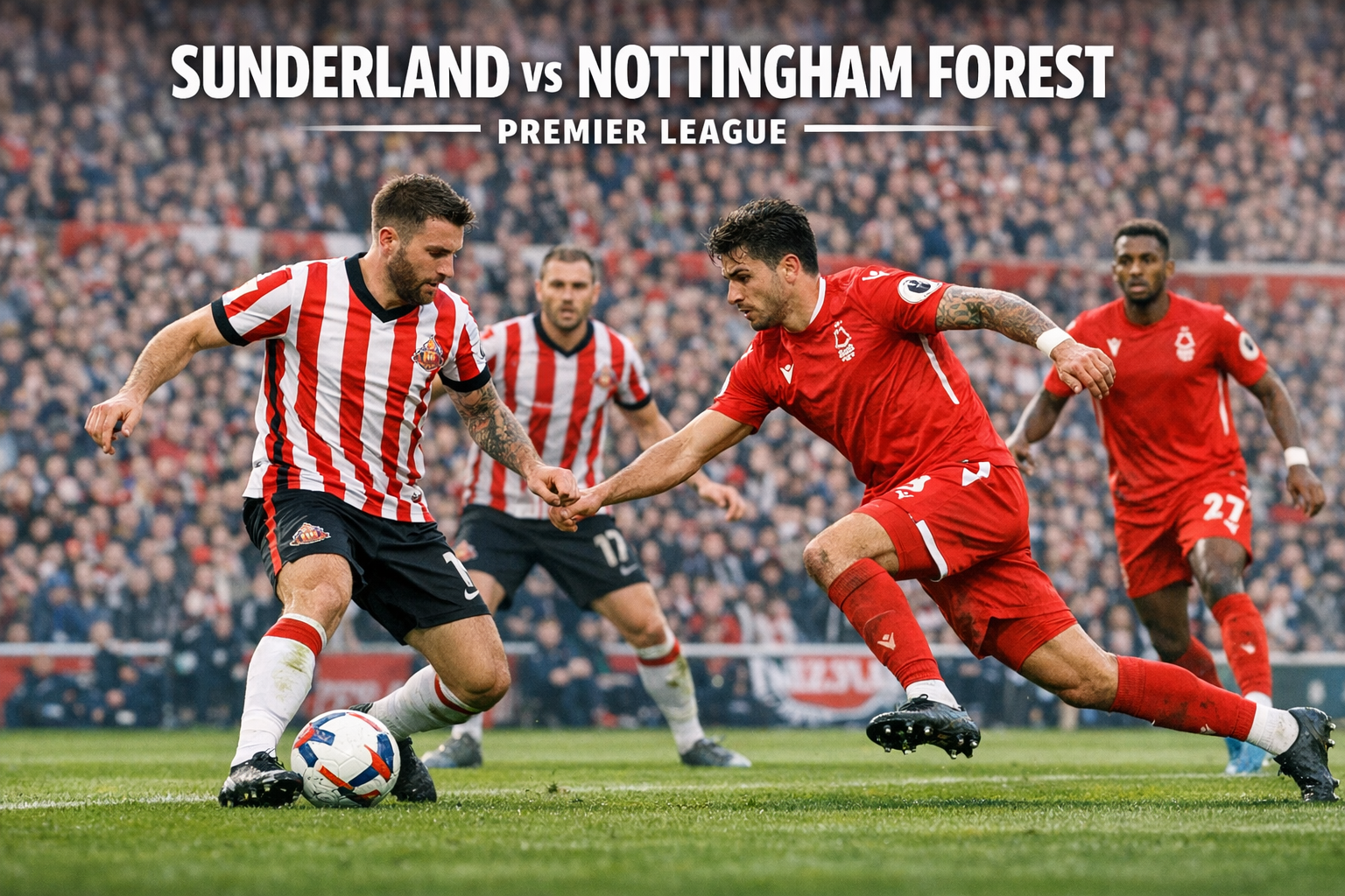 Saksikan Big Match Sunderland vs Nottingham Forest Liga Inggris Dini Hari Ini Pukul 02.00 WIB Hanya di Score808