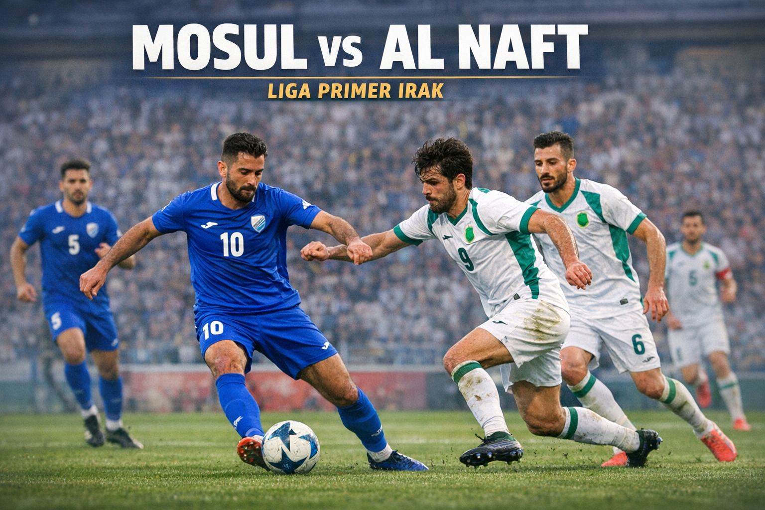 Score808 Bahas Kekuatan Mosul vs Al Naft di Iraq Stars League Malam Ini Jam 21.00 WIB