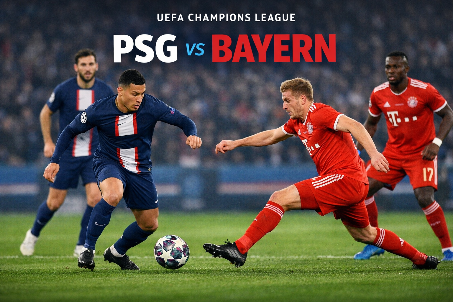 Score808 hadirkan laga panas dini hari ini PSG vs Bayern Liga Champions UEFA pukul 02.00 WIB penuh aksi