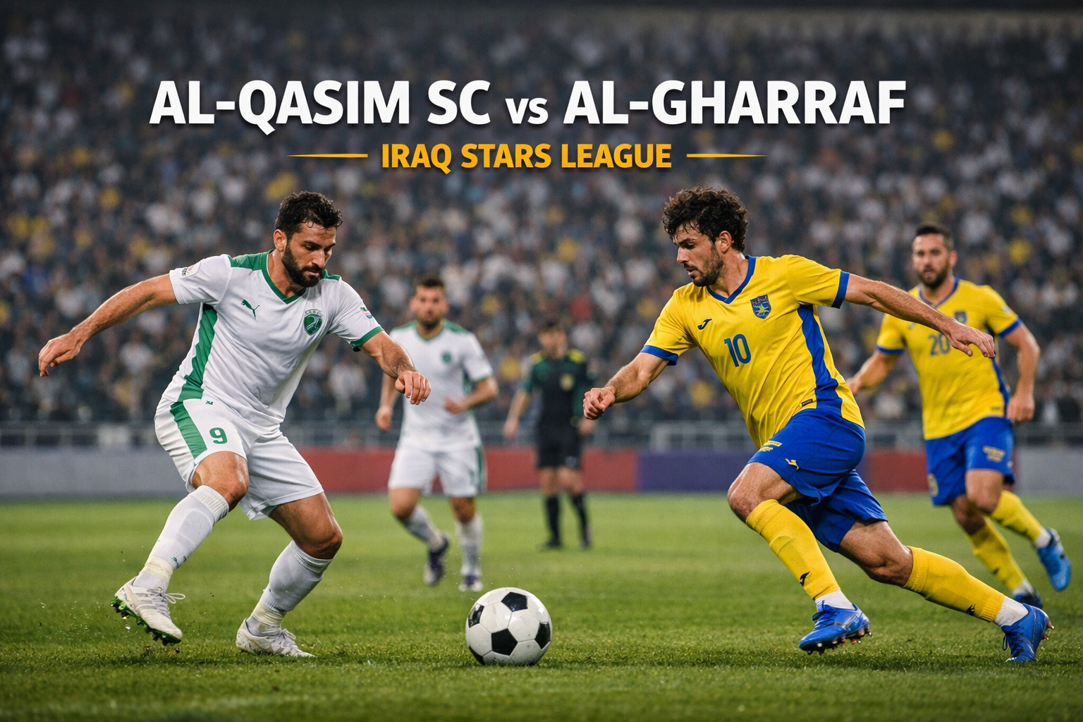 Score808 Kupas Strategi Al-Qasim SC vs Al-Gharraf Iraq Stars League Malam Ini Pukul 23.30 WIB
