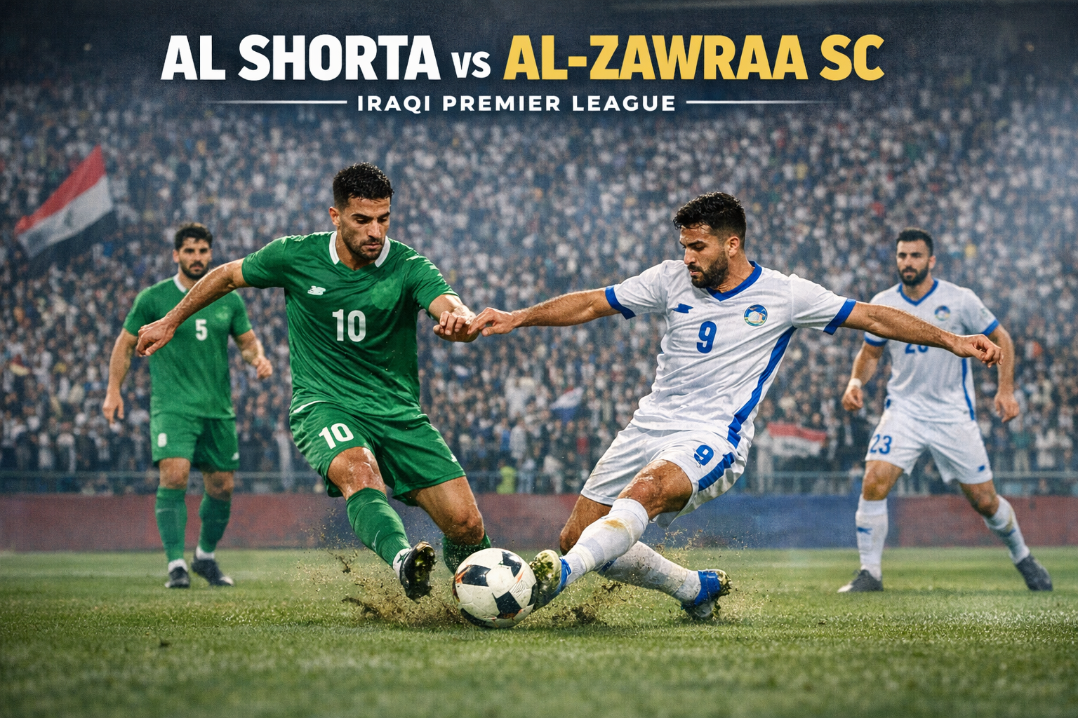 Score808 Live Al Shorta vs Al-Zawraa SC 21.00 WIB Malam Ini - Duel Seru dalam Dunia Sepak Bola Irak