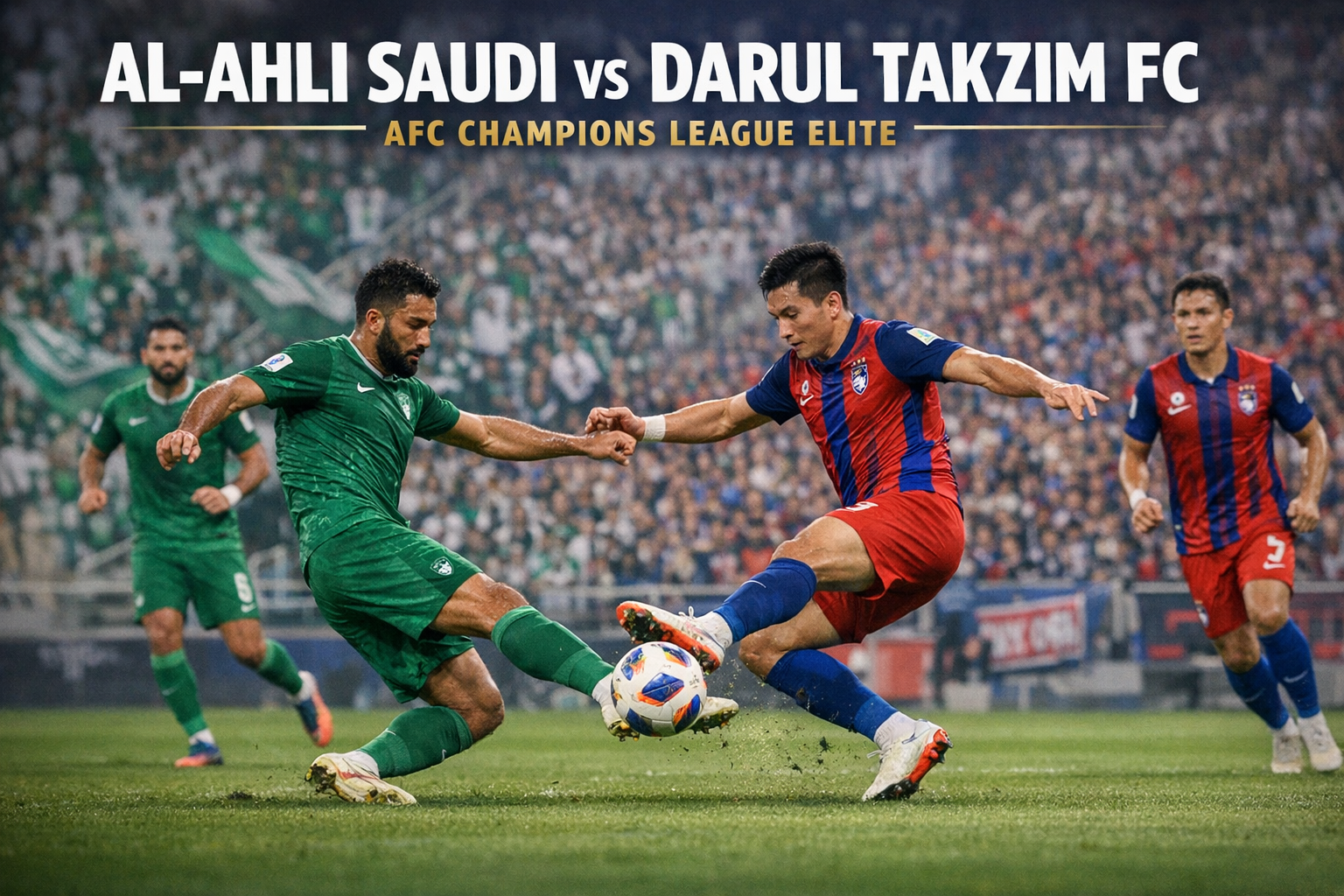 Score808 Live Match Al-Ahli Saudi vs Darul Takzim FC Liga Champions Elit AFC Pukul 21.45 WIB