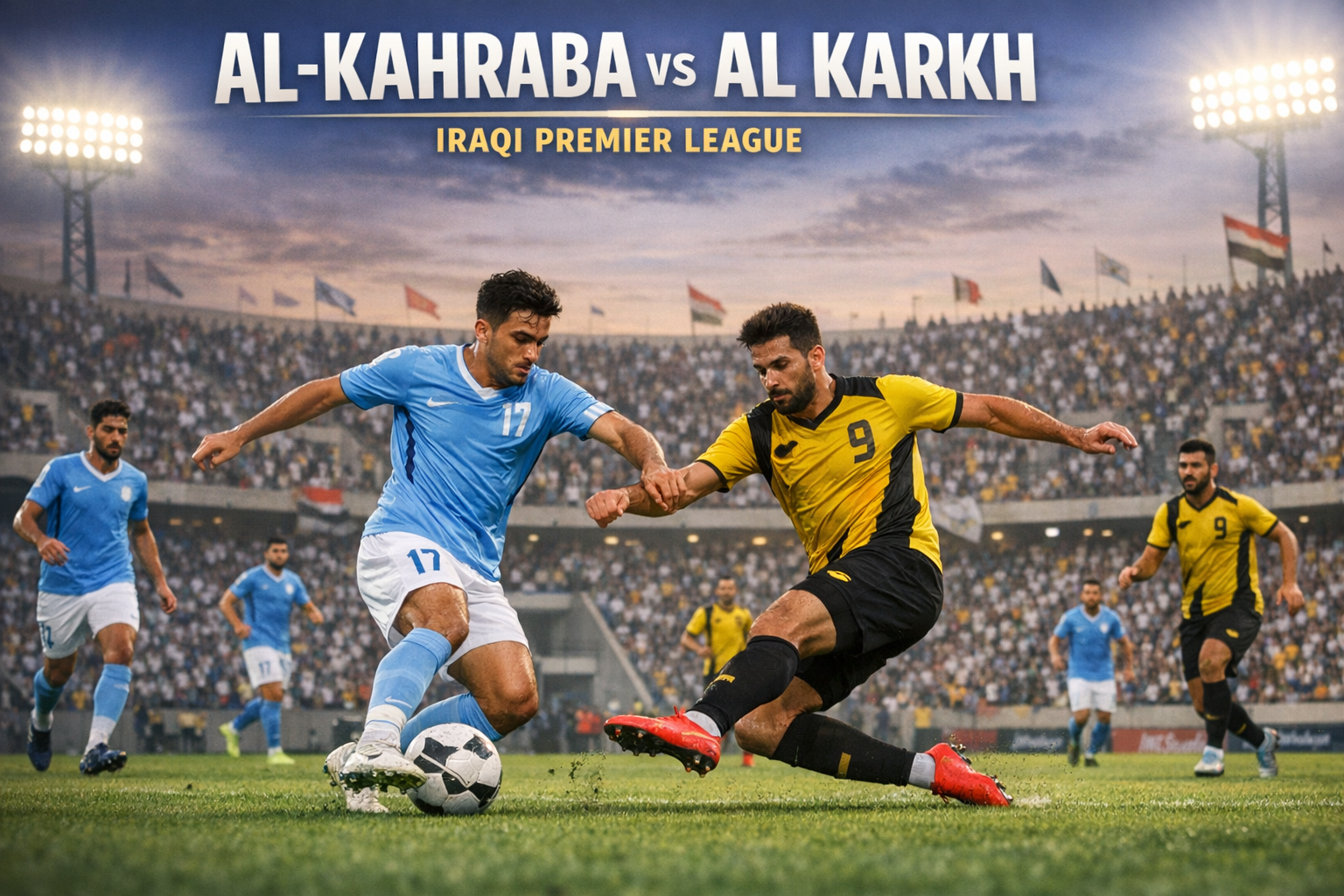 Score808 Soroti Pertemuan Al-Kahraba vs Al Karkh yang Sarat Tekanan di Liga Irak – Analisis Pertandingan Penuh Emosi dan Strategi