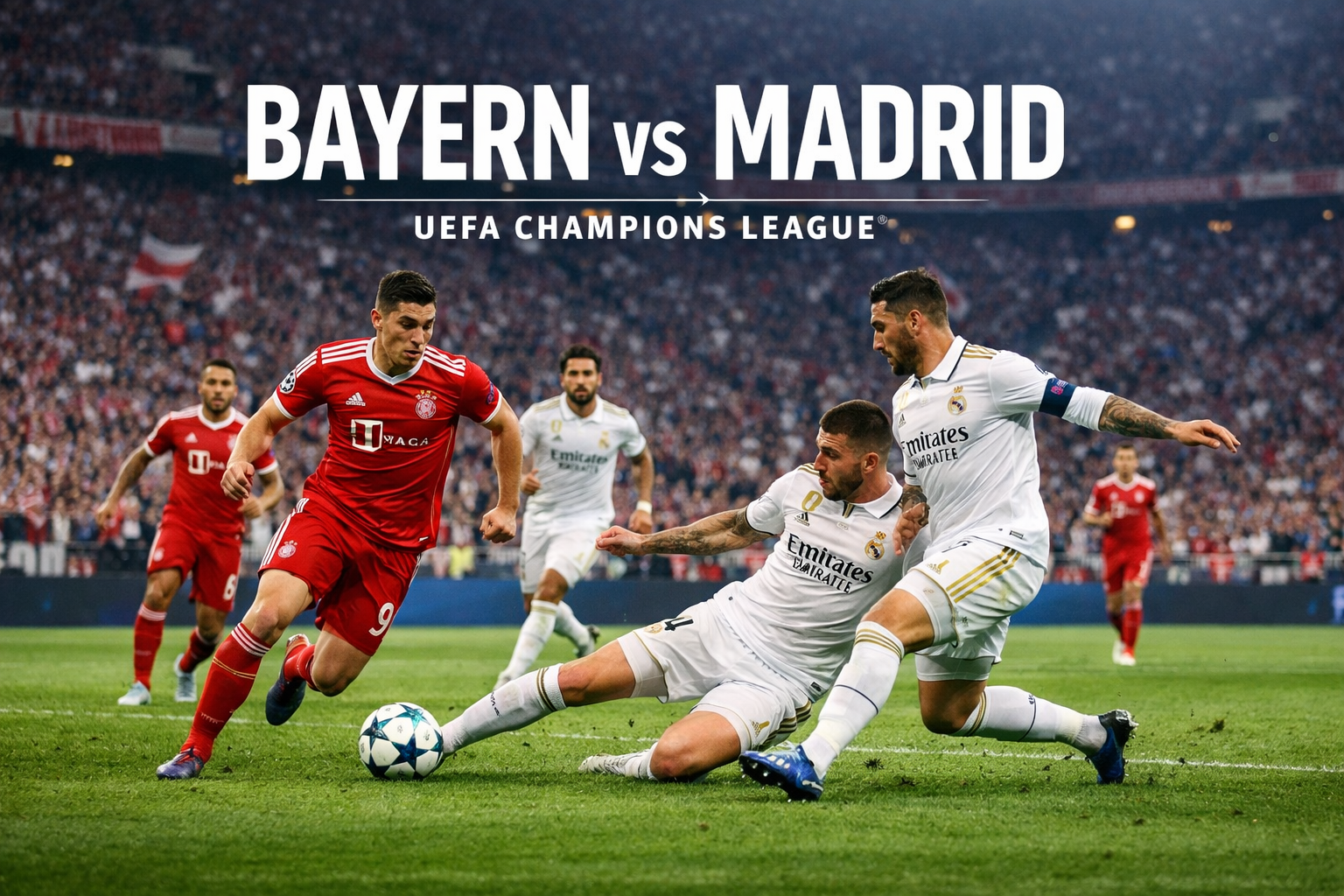 Score808 Tayangkan Bayern vs Real Madrid Liga Champions UEFA Dini Hari Ini Pukul 02.00 WIB Full Match - Duel Prestisius yang Dinanti Penikmat Sepak Bola Dunia