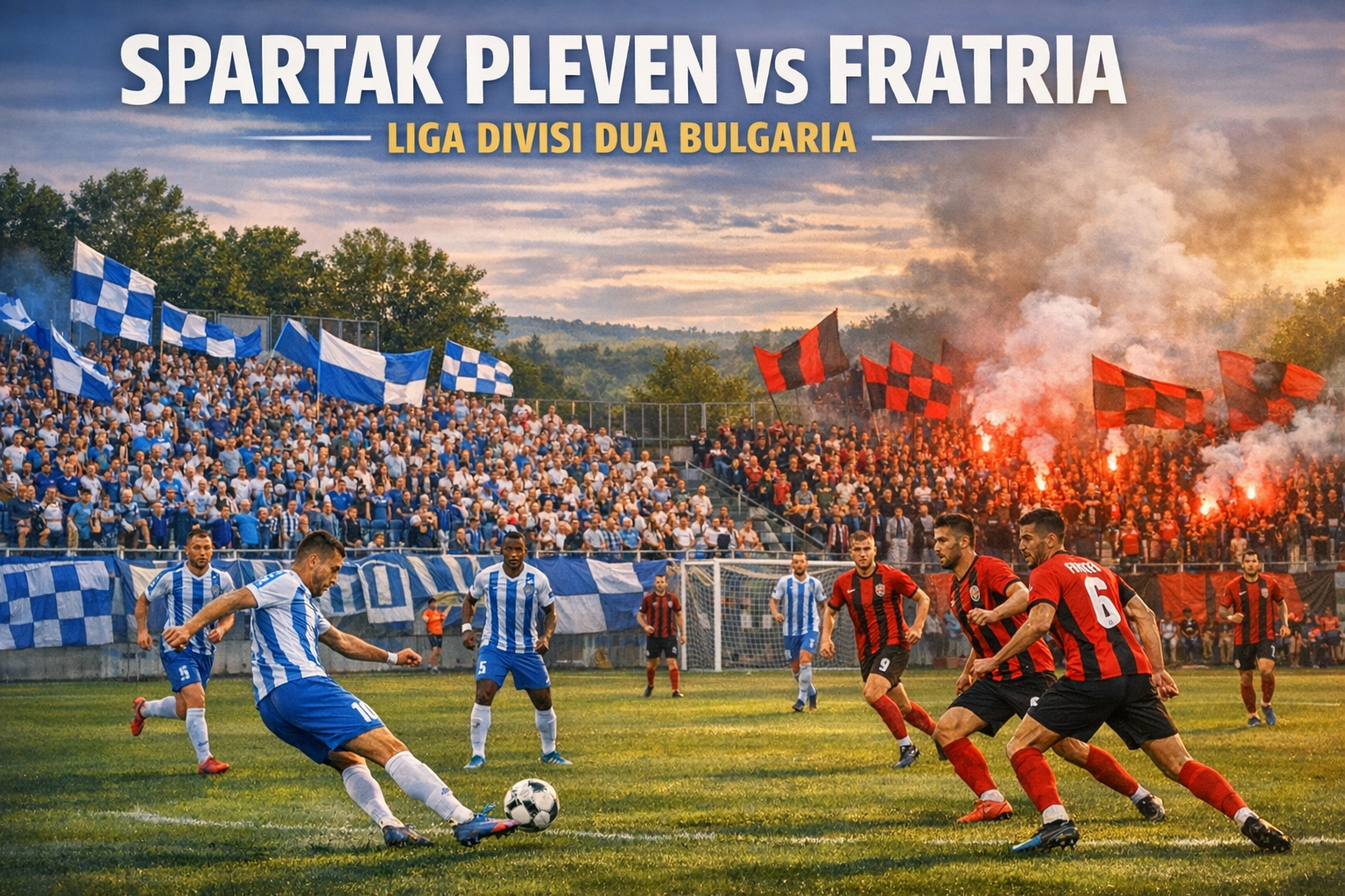 Spartak Pleven vs Fratria Liga Divisi Dua Bulgaria Jam 21.00 WIB Malam Ini Live Streaming Score808 - Pertarungan Seru di Liga Divisi Dua Bulgar