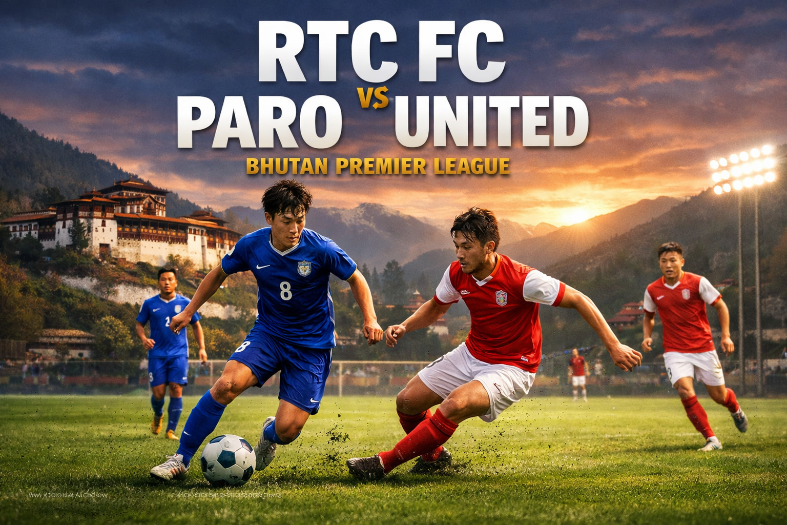 Bhutan Premier League Hari Ini Sajikan RTC FC vs Paro United Pukul 17.00 WIB dengan Pertarungan Menarik yang Dikawal Score808