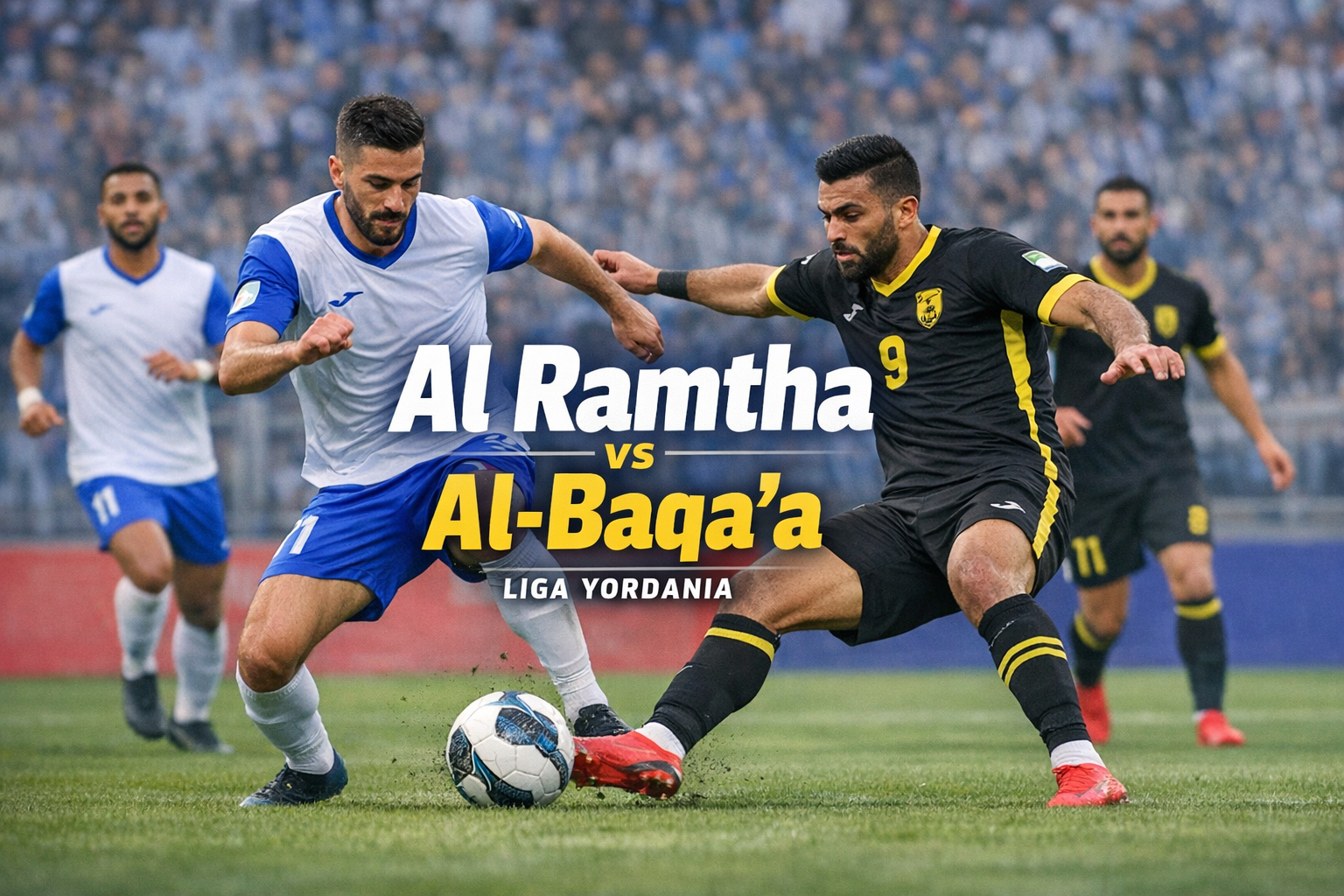 Duel Malam Ini Al Ramtha vs Al-Baqa'a Liga Yordania Jam 23.30 WIB Disorot Tajam oleh Score808 dengan Prediksi Skor Menarik