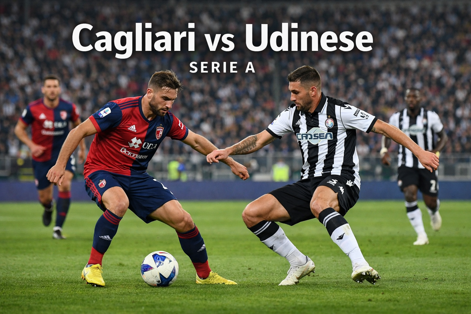 Pertandingan Cagliari vs Udinese Serie A Malam Ini di Score808 - Perebutan Kemenangan Penting yang Wajib Ditonton