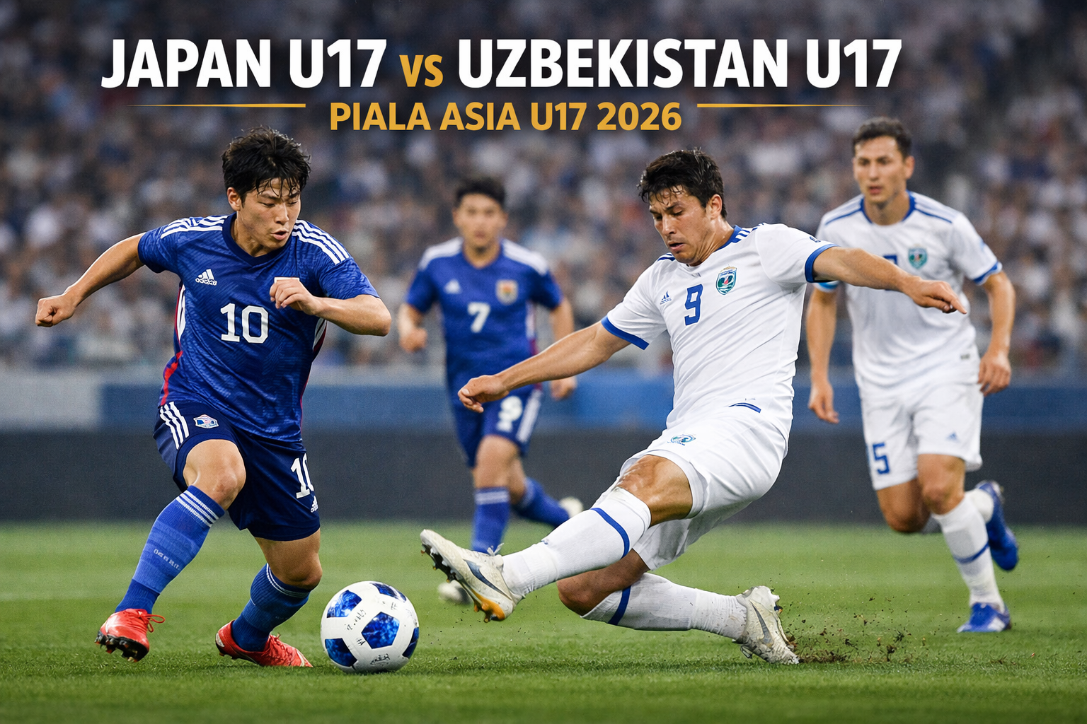 Pertandingan Japan U17 vs Uzbekistan U17 Pukul 22.00 WIB Jadi Magnet Pecinta Bola Asia di Score808 Malam Ini
