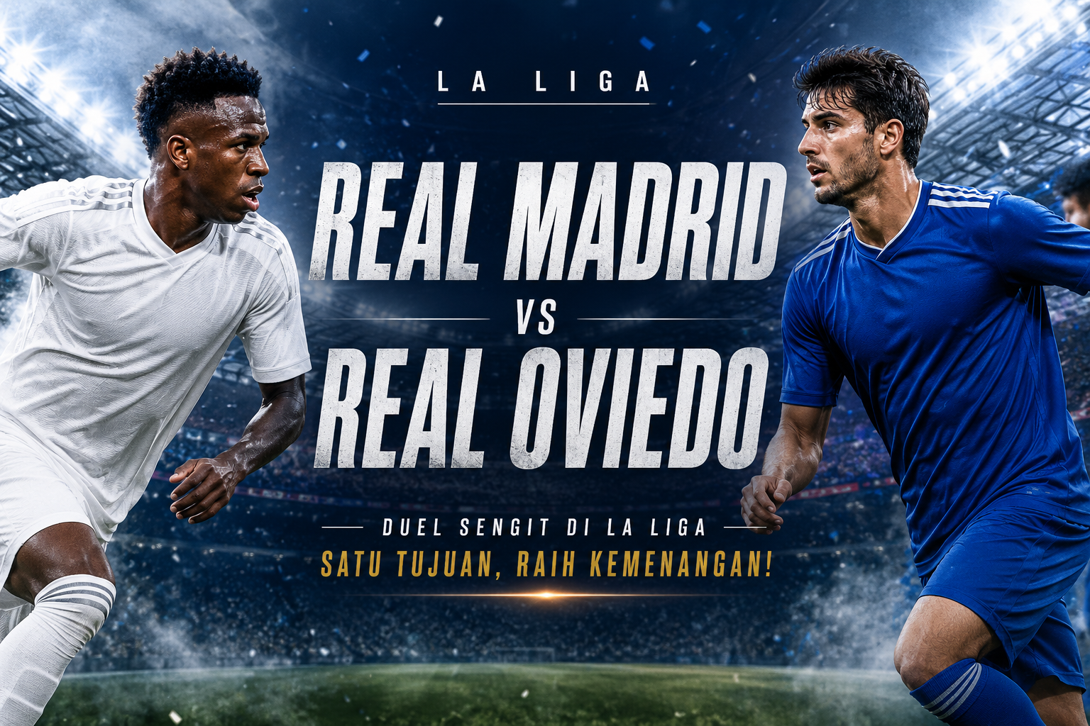 Pertarungan Seru Real Madrid vs Real Oviedo La Liga Dini Hari Ini Pukul 02.30 WIB Bersama Score808 Siap Menghadirkan Duel Intens Penuh Drama Menit Akhir