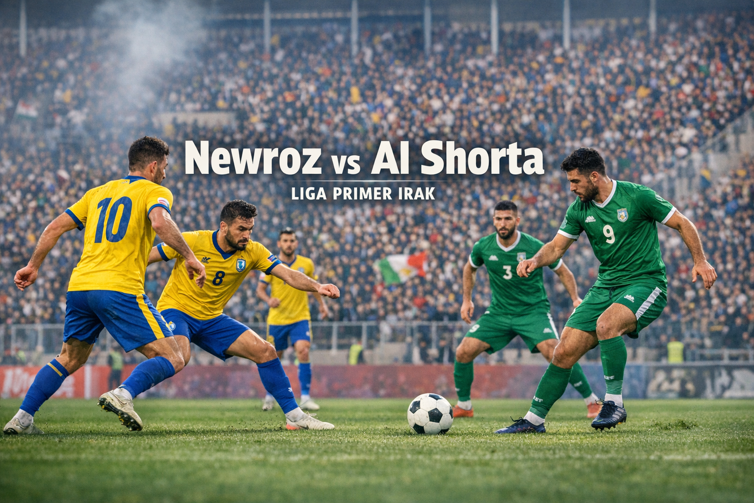 Saksikan Keseruan Newroz vs Al Shorta Liga Irak Malam Ini Pukul 21.30 WIB Bersama Score808