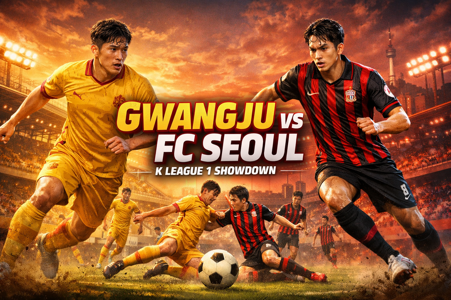 Score808 Nilai Duel Gwangju vs FC Seoul K League 1 Sore Ini Pukul 17.30 WIB Akan Menjadi Pertarungan Ketat Sampai Peluit Akhir