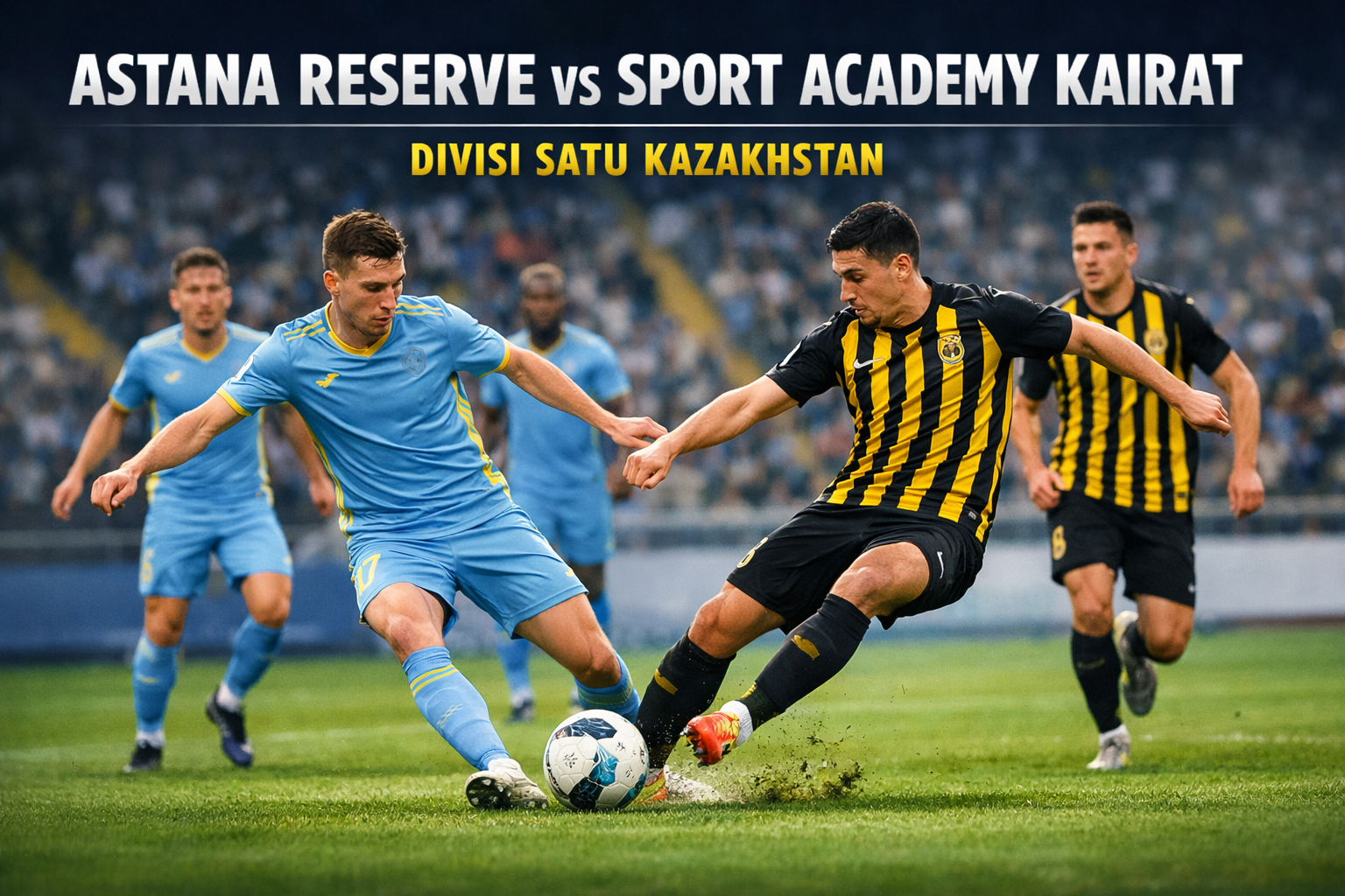 Astana Reserve vs Sport Academy Kairat Divisi Satu Kazakhstan Sore Ini Pukul 18.00 WIB di Score808 Diprediksi Menampilkan Semangat Juang Tinggi