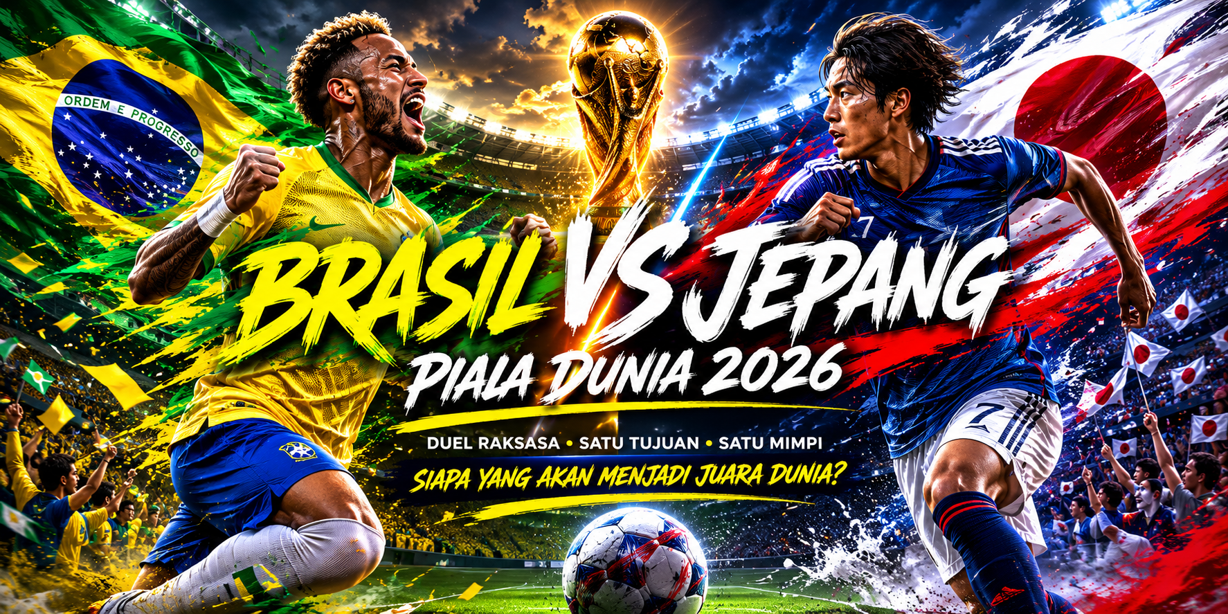 Live Streaming Score808 Brasil vs Jepang Piala Dunia 2026 Dini Hari Ini Pukul 00.00 WIB - Perebutan Tiket Babak Selanjutnya Semakin Memanas
