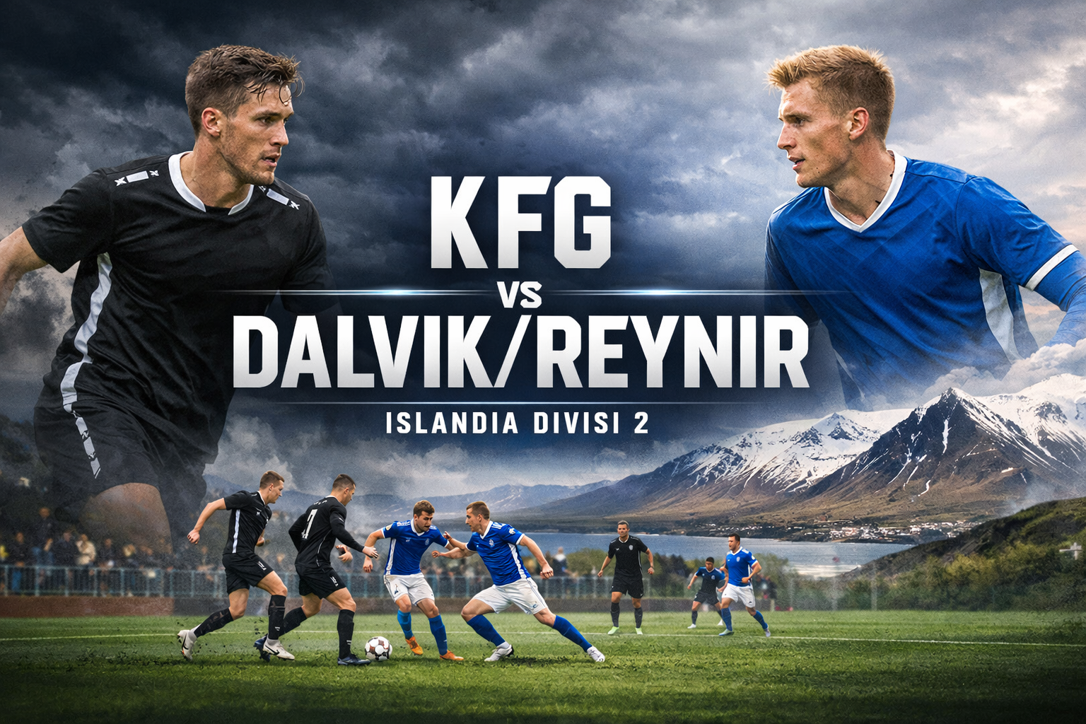 Pertarungan KFG dan Dalvik/Reynir di Islandia Divisi 2 Jam 23.00 WIB Hadir dalam Sorotan Score808