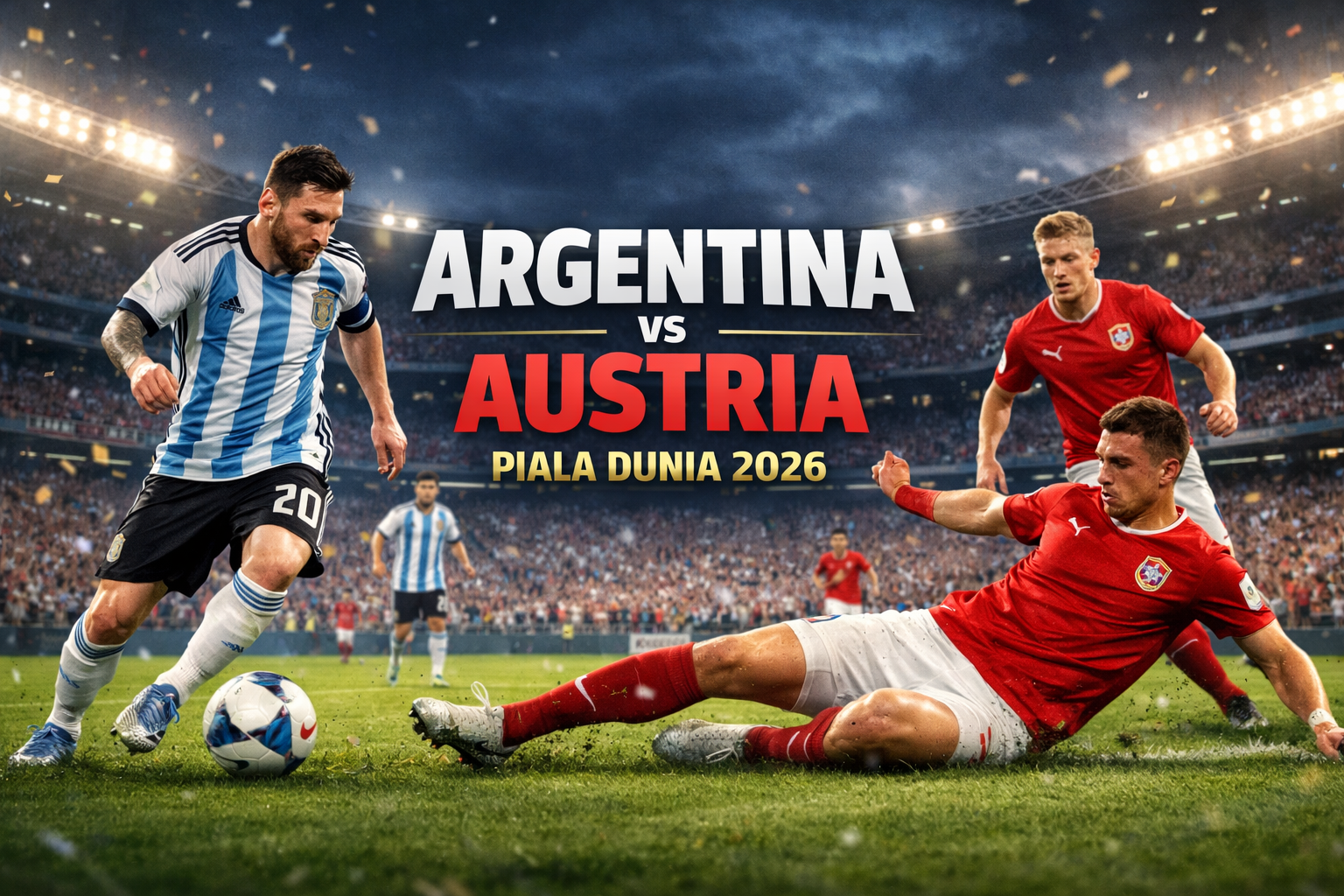 Pukul 00.00 WIB Argentina vs Austria Piala Dunia 2026 Bersama Score808 - Laga Krusial yang Menarik Perhatian Pecinta Bola