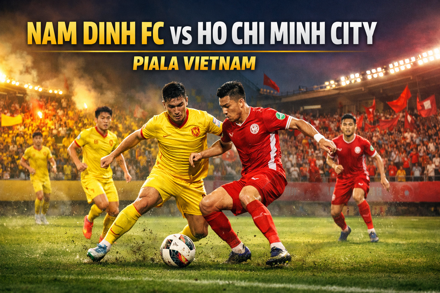 Sore Ini Pukul 18.00 WIB Nam Dinh FC vs Ho Chi Minh City Ramaikan Jadwal Piala Vietnam Bersama Score808