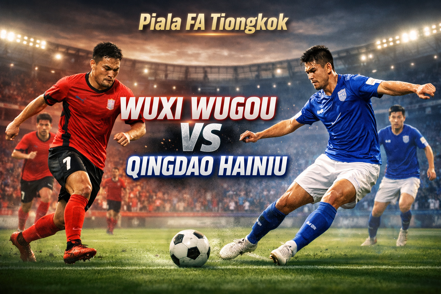 Wuxi Wugou vs Qingdao Hainiu Piala FA Tiongkok Jam 18.00 WIB Menjadi Sajian Menarik Bersama Score808 untuk Menemani Aktivitas Sore